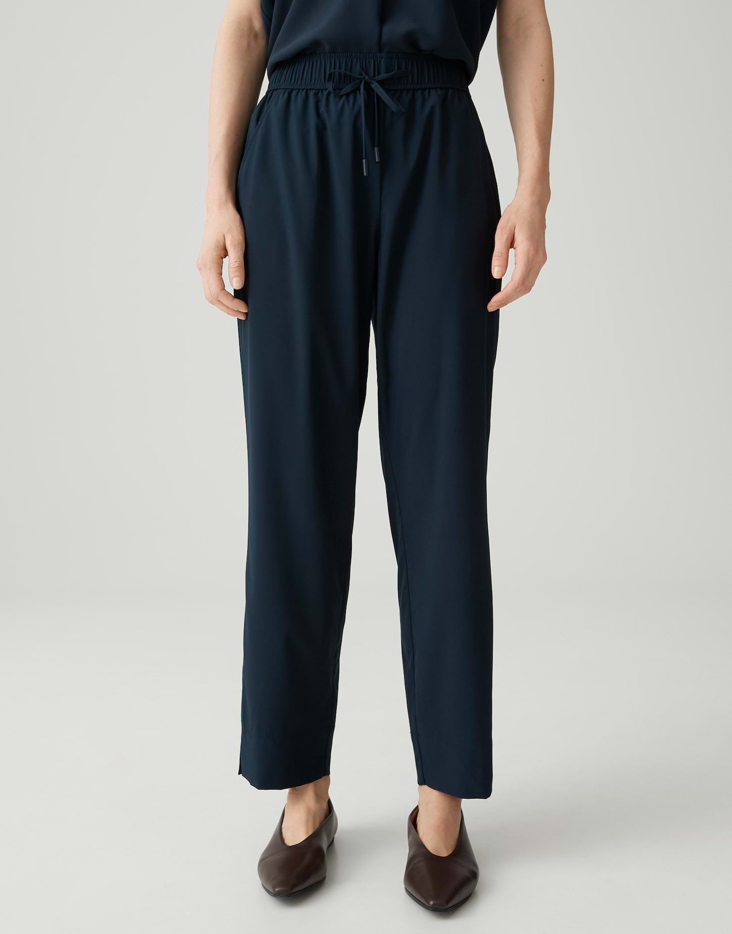 OPUS Stoffhose Mefini aus Jersey mit kühlendem Effekt Mit Eingrifftaschen für praktische Alltagslooks