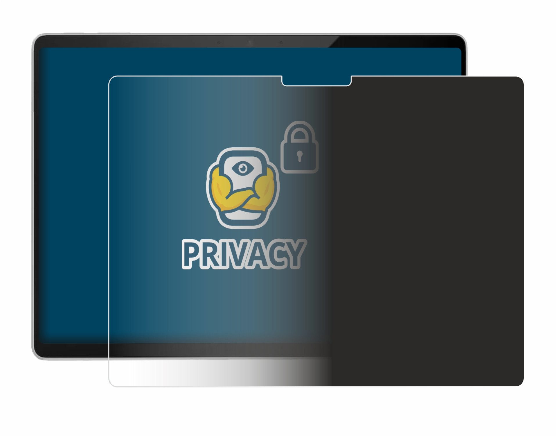 BROTECT Displayschutzfolie Sichtschutzfolie für Microsoft Surface Pro 11, Anti-Spy Privacy Sichtschutz Blickschutzfolie Blaulicht-Schutz – Bild 2 von 5