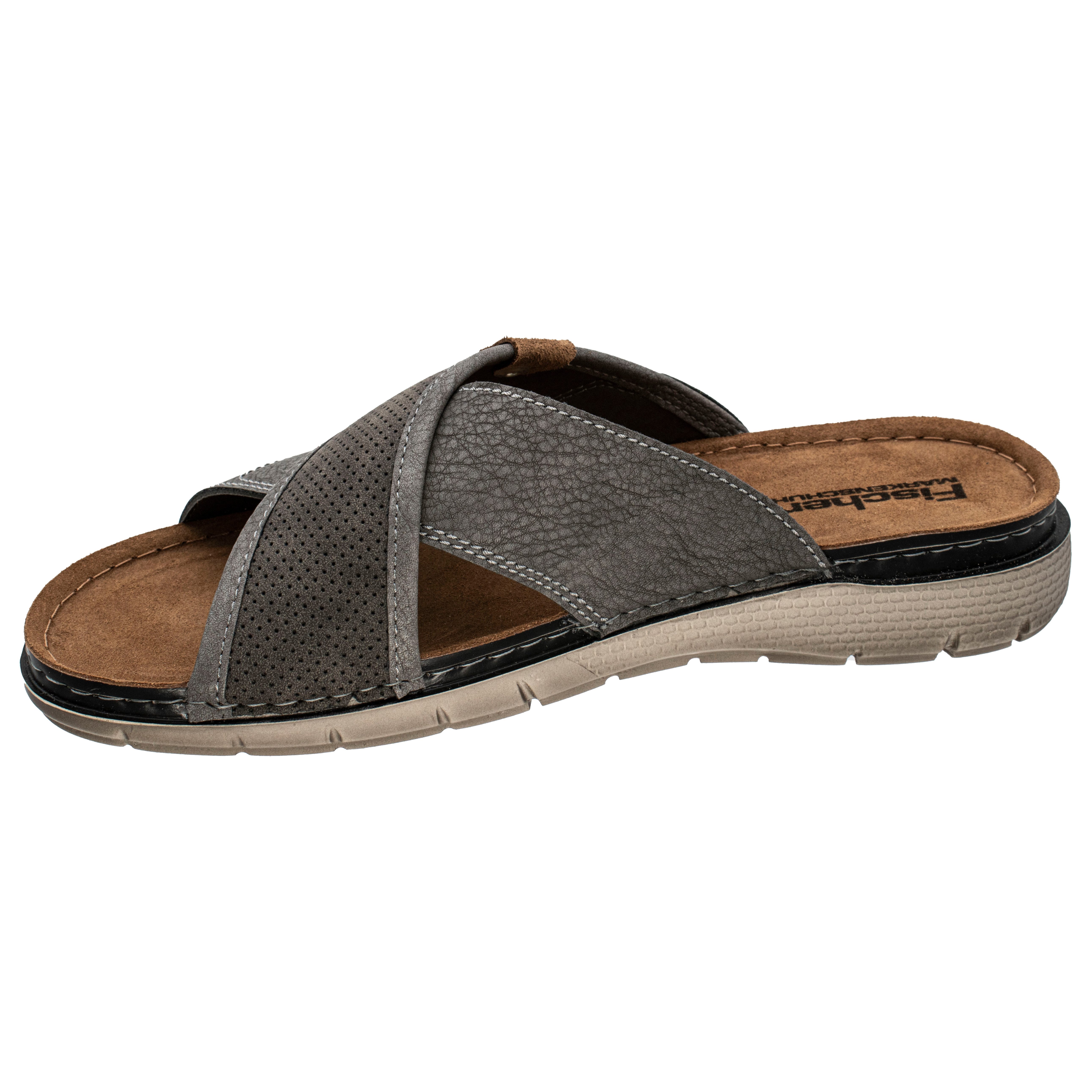 Fischer-Markenschuh Sepp Pantolette aus Nappalino (Lederimitat), günstig online kaufen