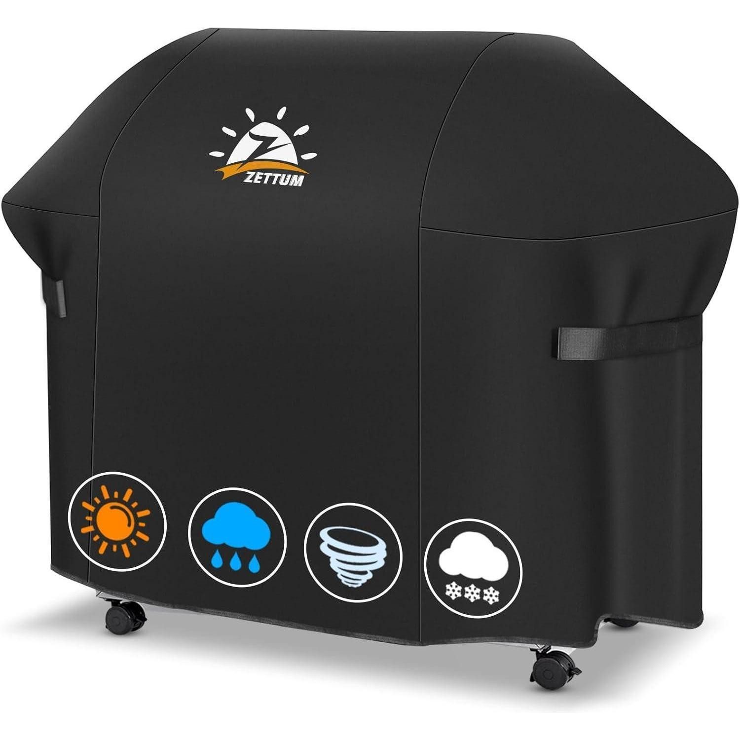 LuxusKollektion Grill-Schutzhülle Grillabdeckung 147 CM Weber Genesis II Serie Heavy Duty Wasserdicht PU
