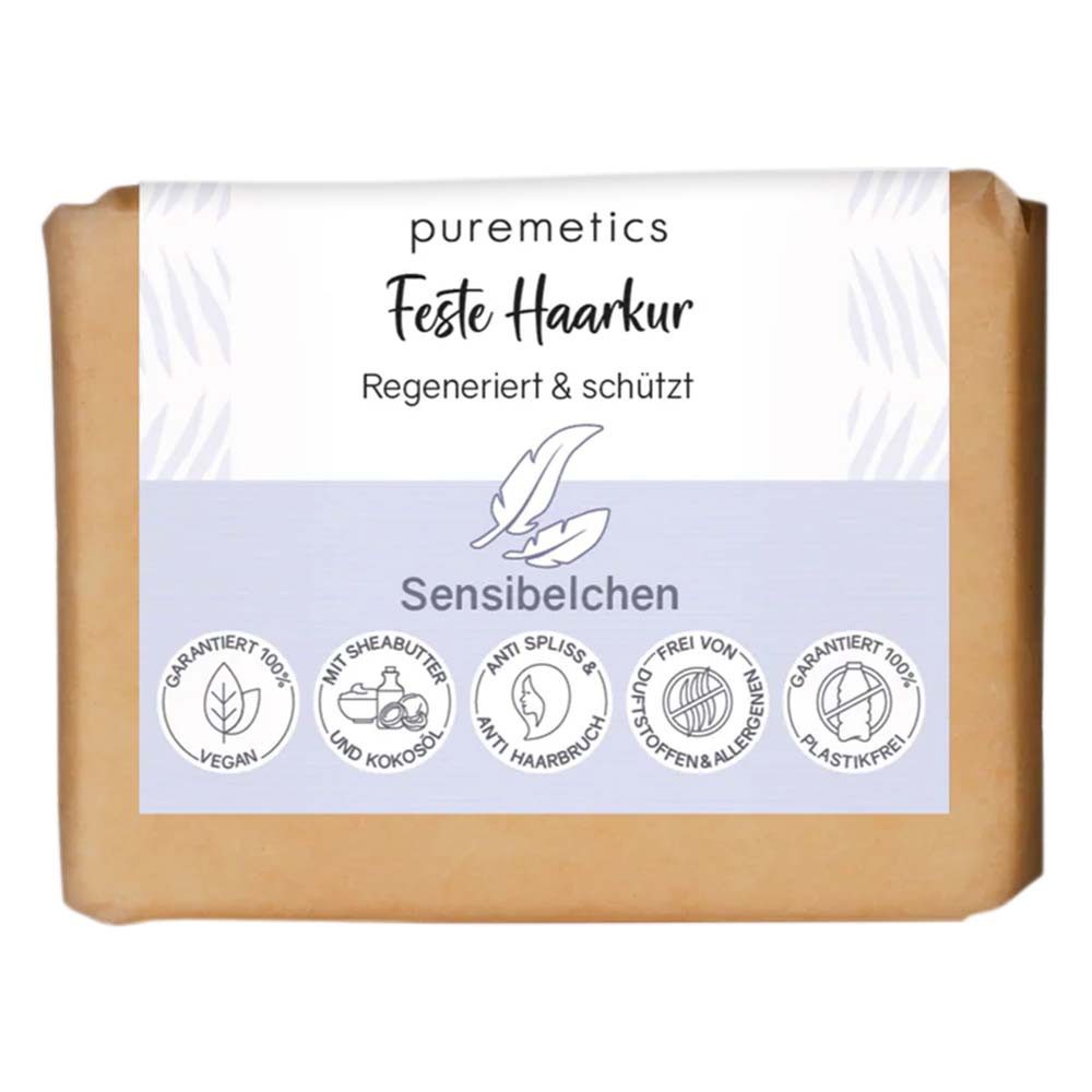 puremetics Haarseife Feste Haarkur - Sensibelchen 75g