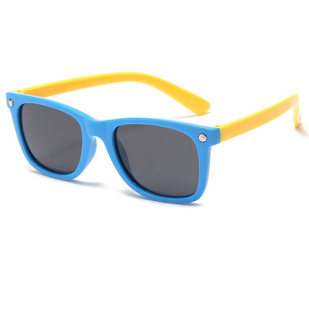 Blusmart Sonnenbrille Vintage-Kinder-Sonnenbrille, Leichte UV-Schutzbrille Für Jungen Und 3