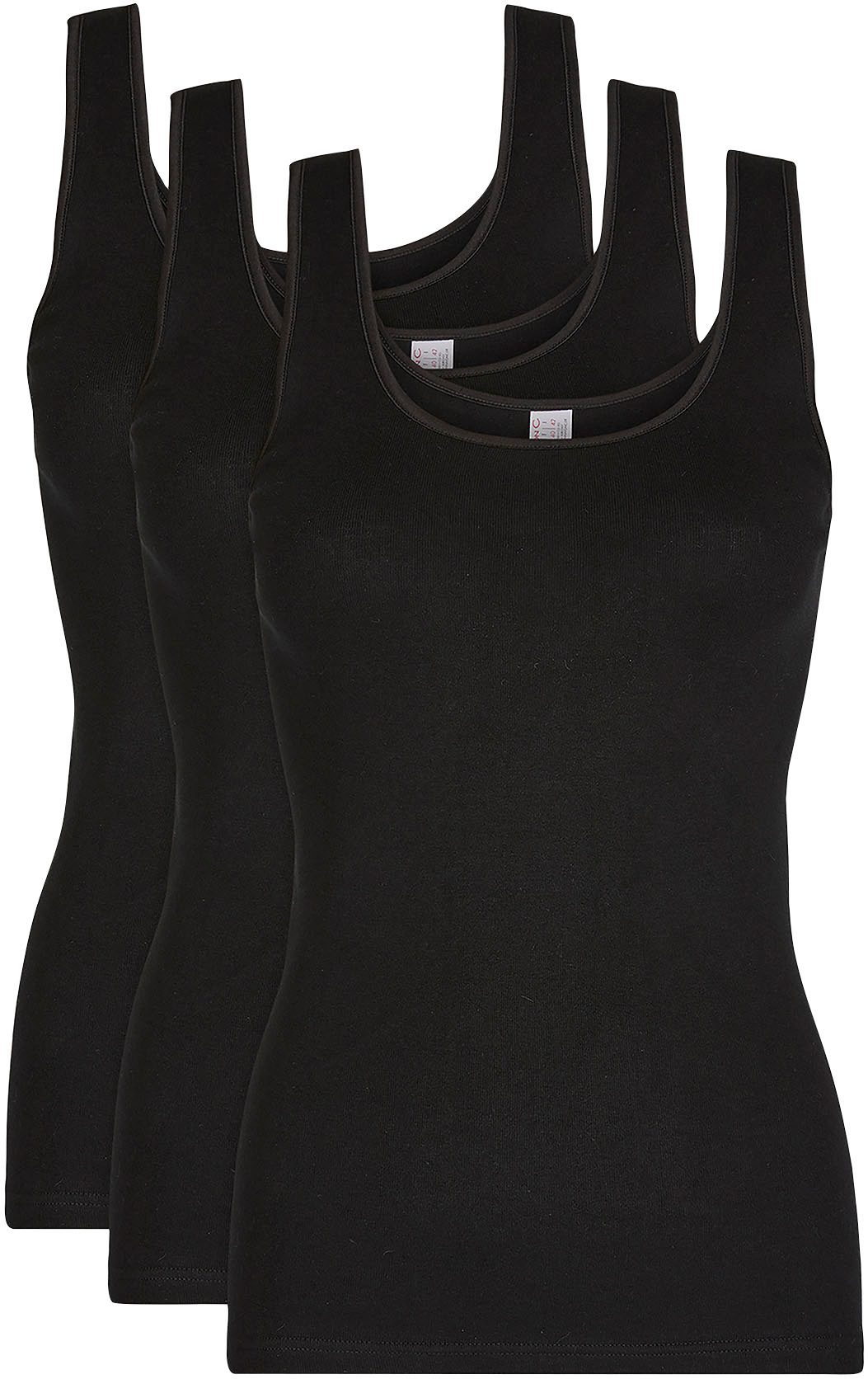 Nina Von C. Achselhemd "Daily" (3er Pack) basic, weich, bequem, eng, Rundha günstig online kaufen