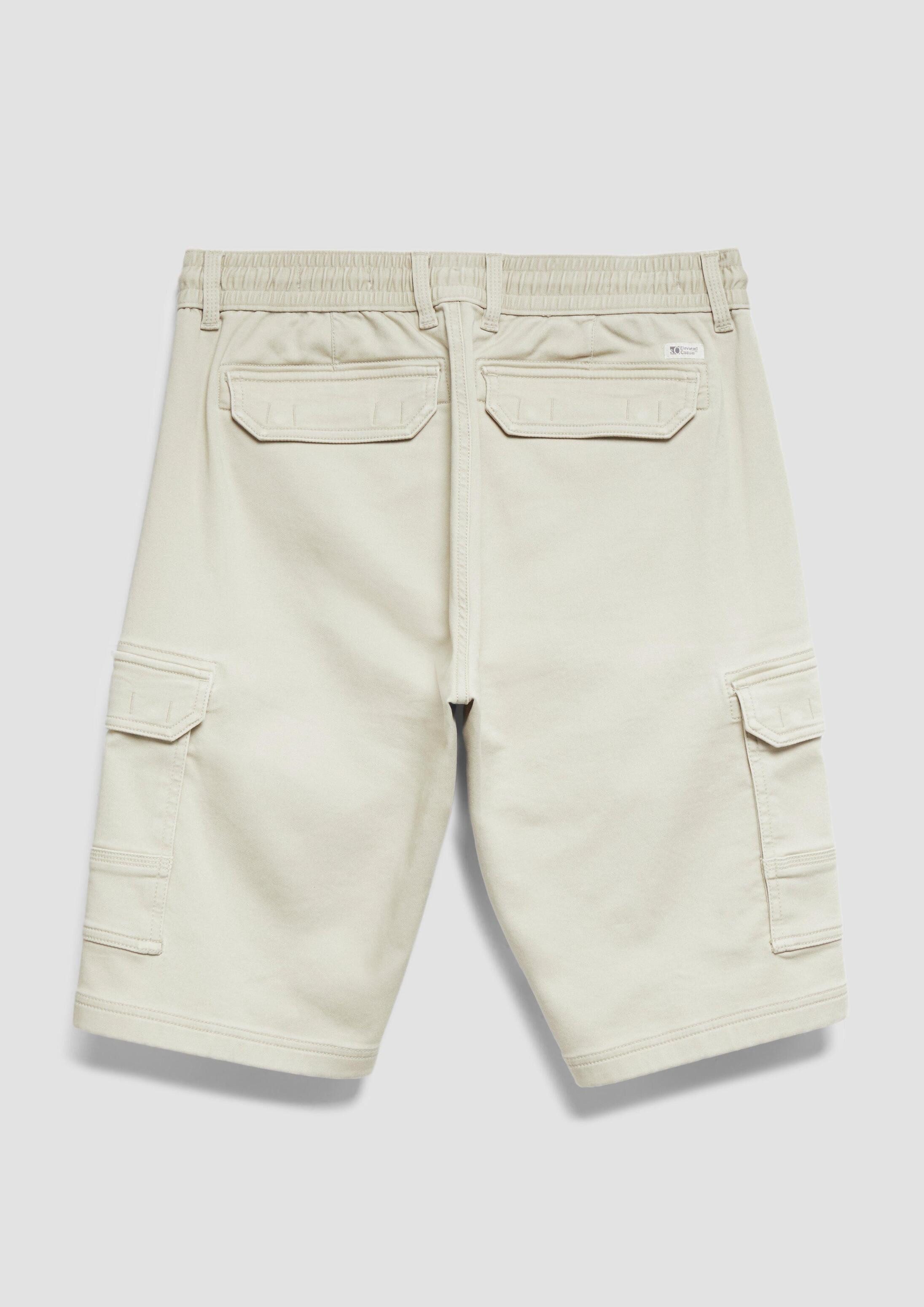 s.Oliver Shorts Bermuda FILE Cargo-Bermuda im Relaxed Fit mit Elastikbund
