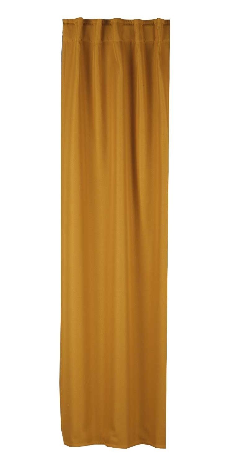 Vorhang Verdunklungsvorhang, Gelb, B 135 cm, L 245 cm, Albani