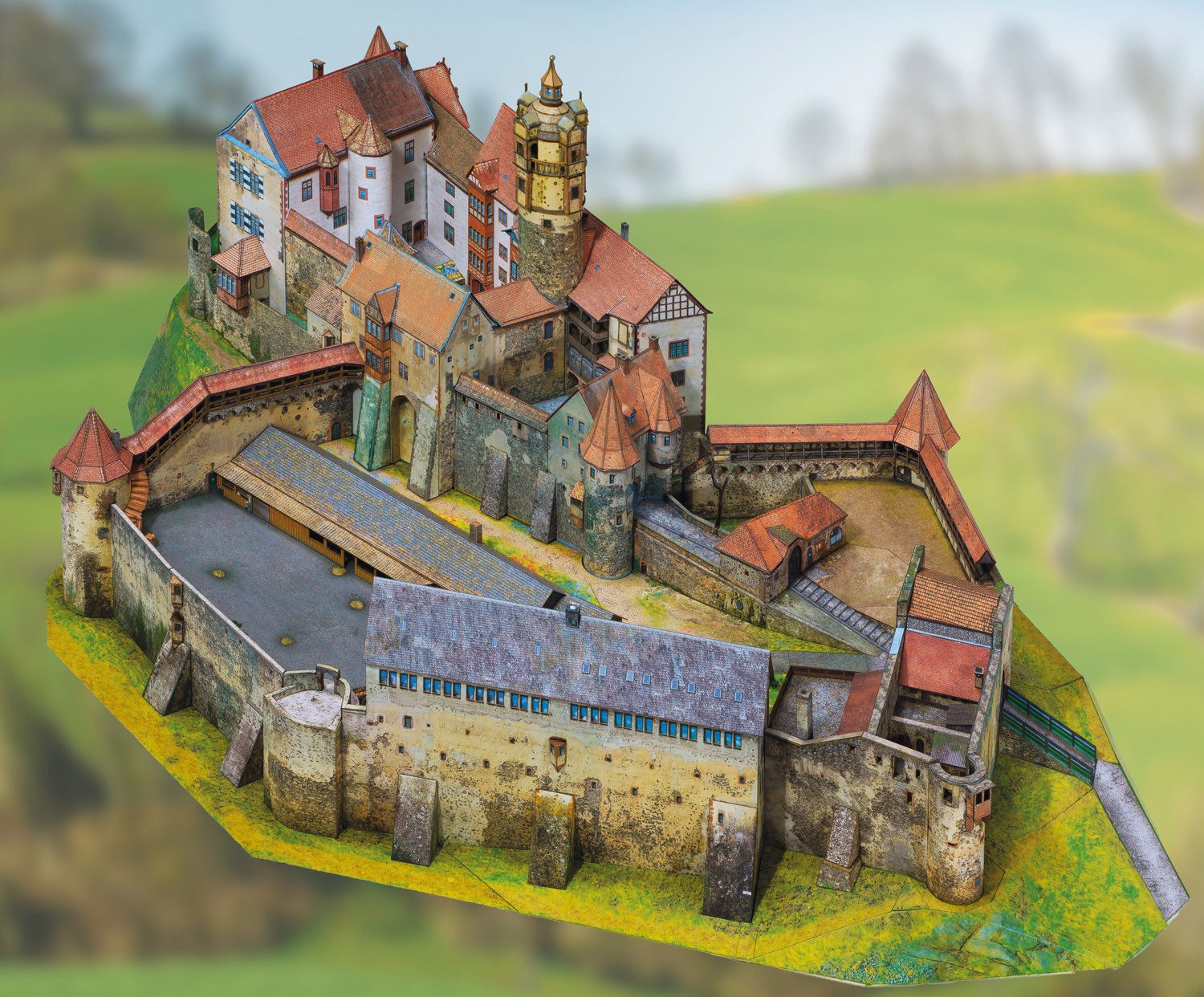 Aue Verlag Modellbausatz Ronneburg