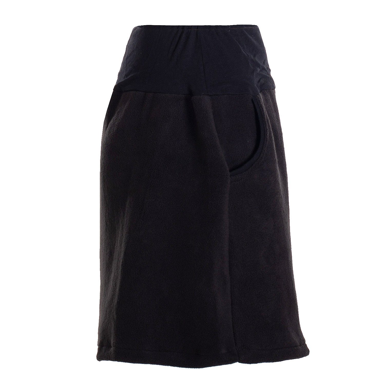 Vishes Minirock Thermorock warmer Damen Winterrock kurz Minirock aus ECO-Fleece Hippei, Retro Style