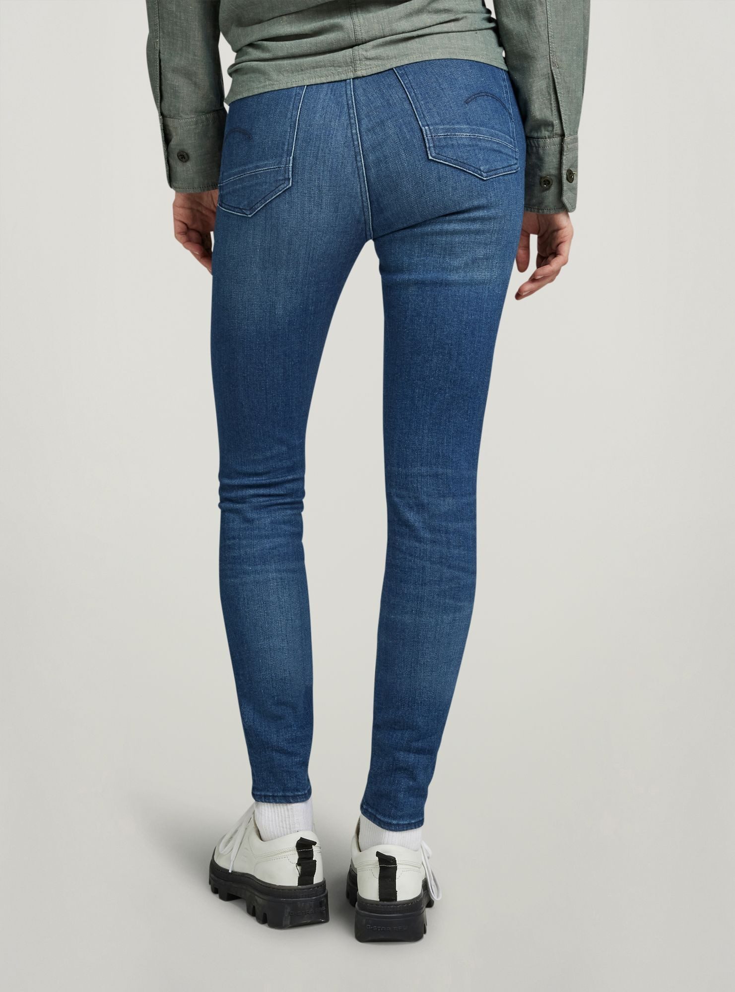 G-STAR 5-Pocket-Jeans Kafey Ultra High Skinny Jeans