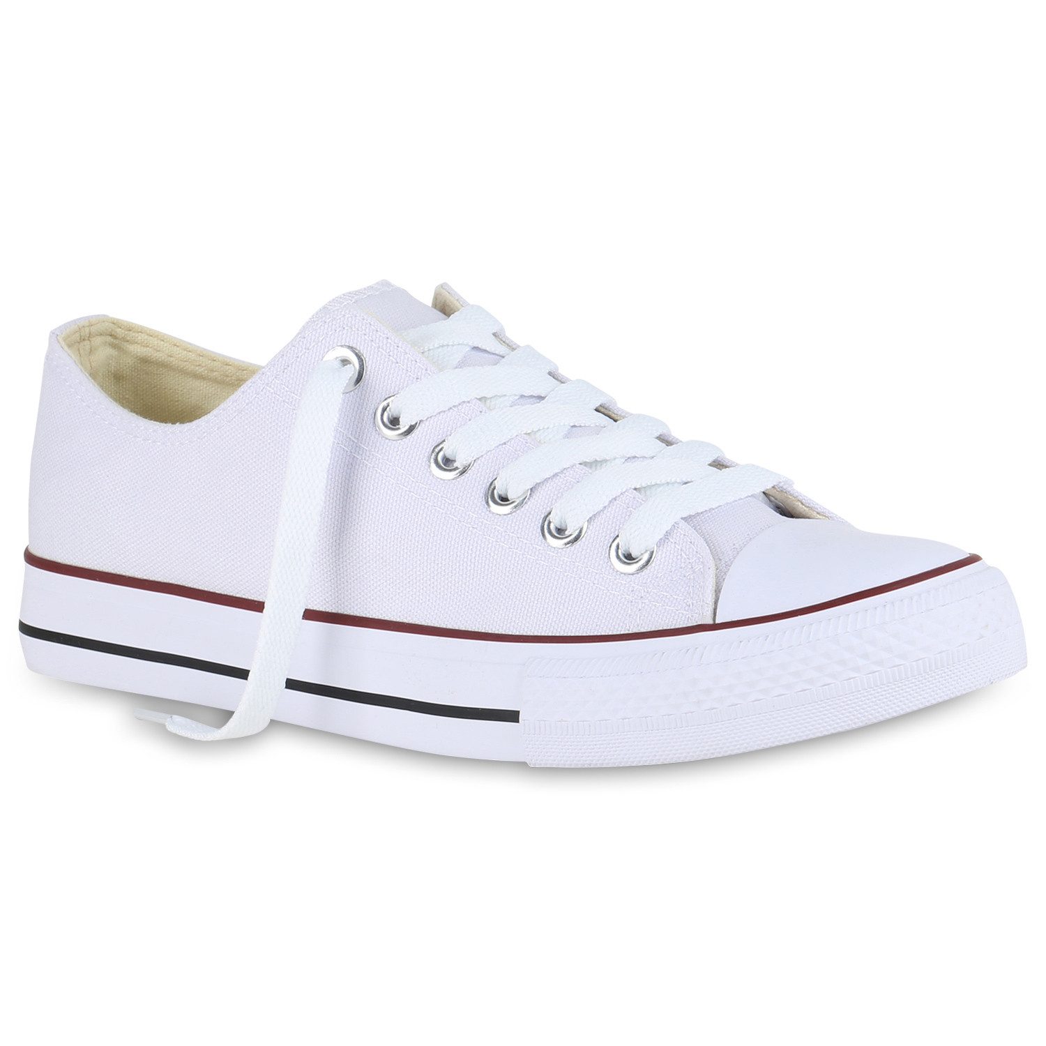 VAN HILL 826094 Sneaker Herren Sneaker Low Canvas Turnschuhe Schnürer Freiz günstig online kaufen