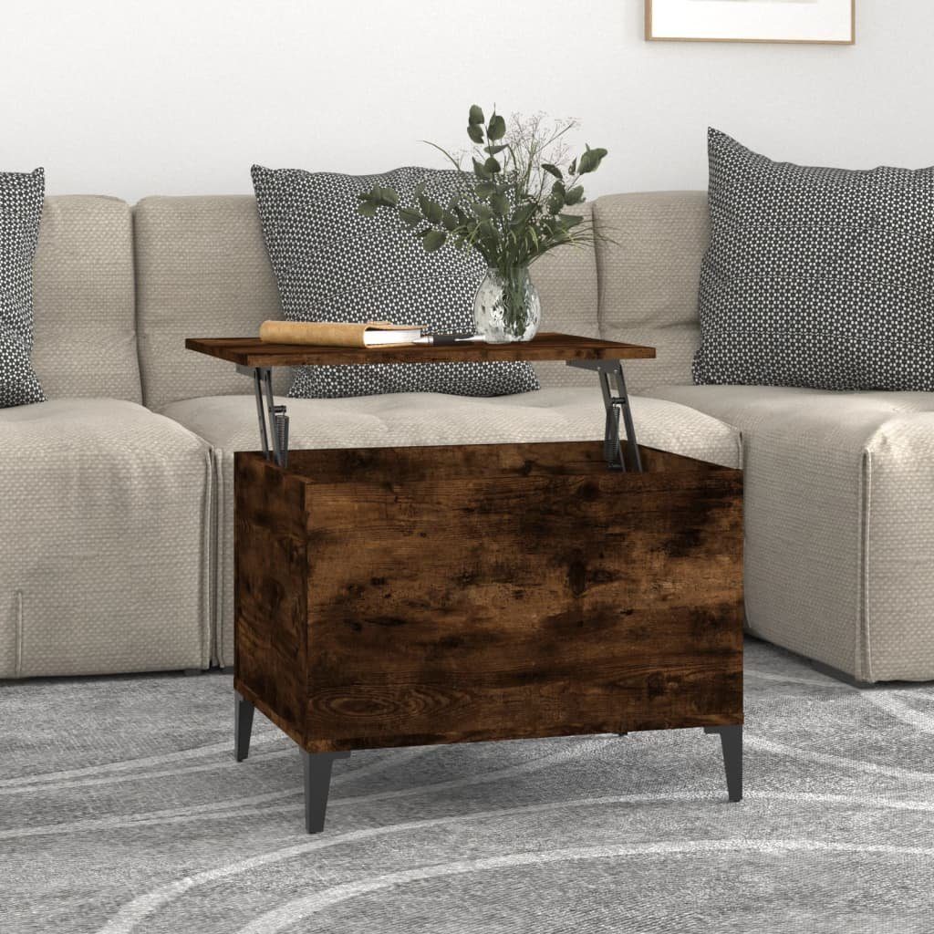 vidaXL Couchtisch Räuchereiche Räuchereiche Couchtisch Räuchereiche 60x44,5x45 (1-St) | cm Holzwerkstoff