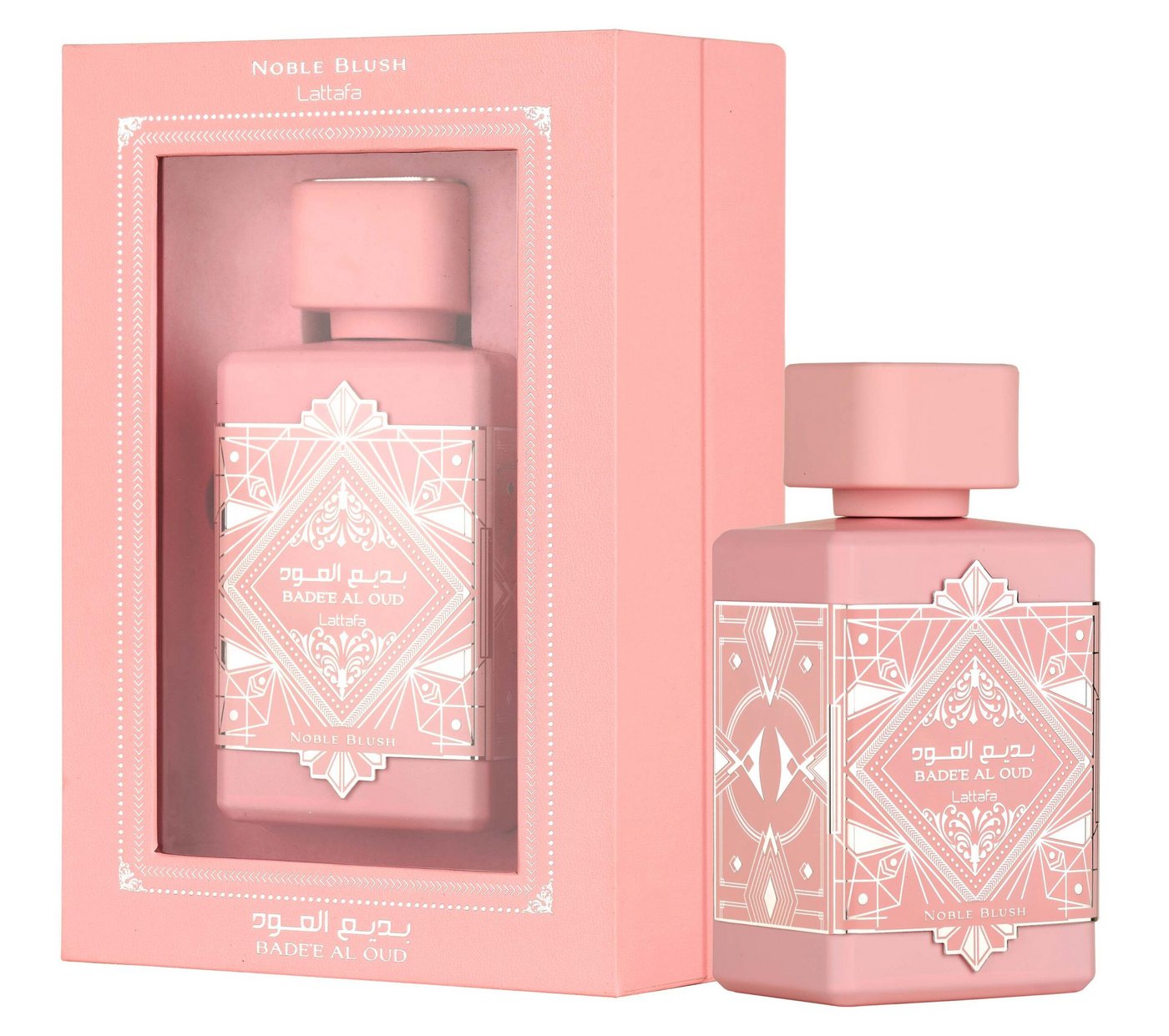 Lattafa Eau de Parfum Eau de Parfum Badee Al Oud Noble Blush von Lattafa, 100ml, Orientalische Inspiration, Langanhaltender Duft