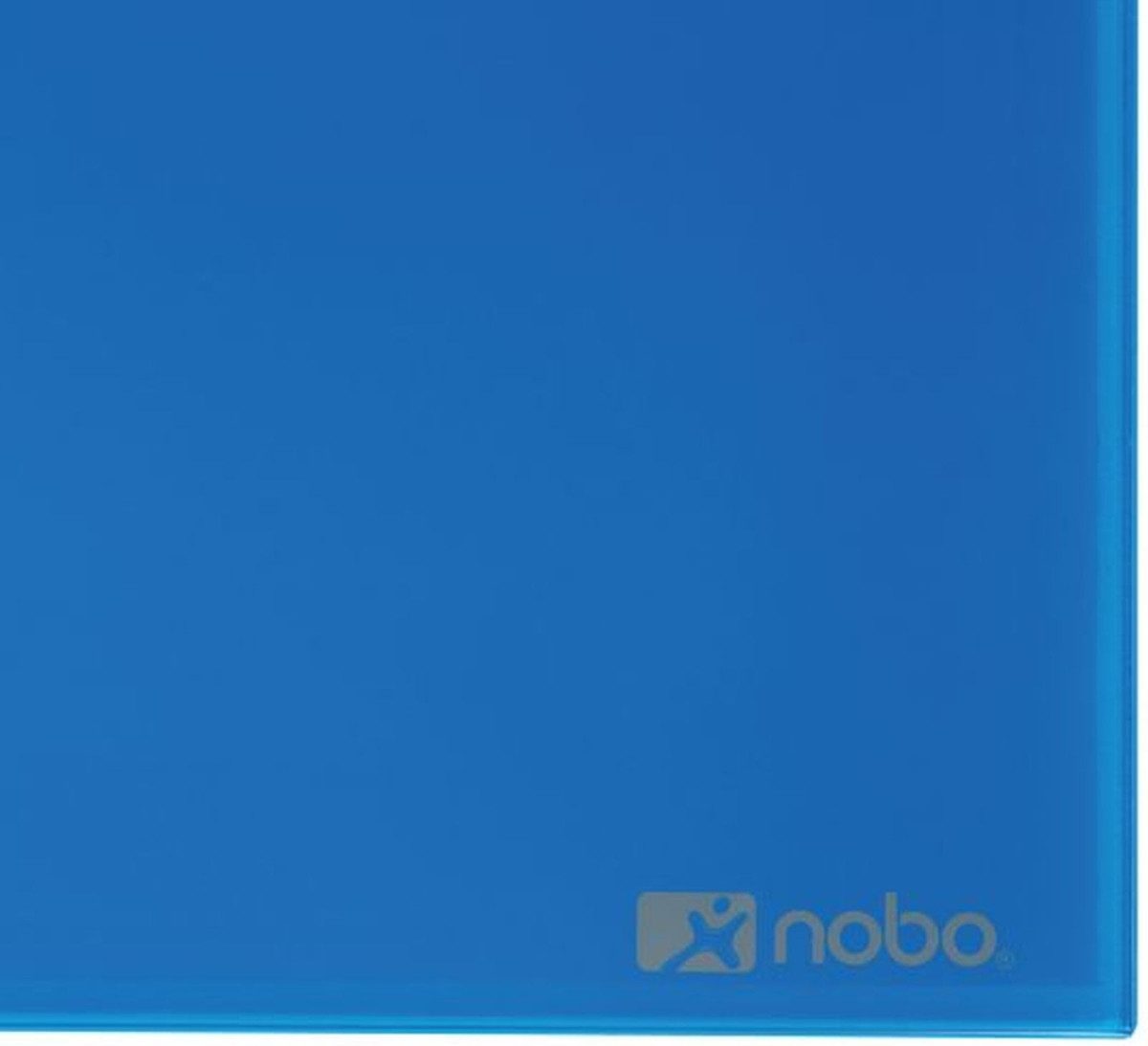 NOBO Wandtafel Glastafel Diamond magnetisch 1264x711mm blau