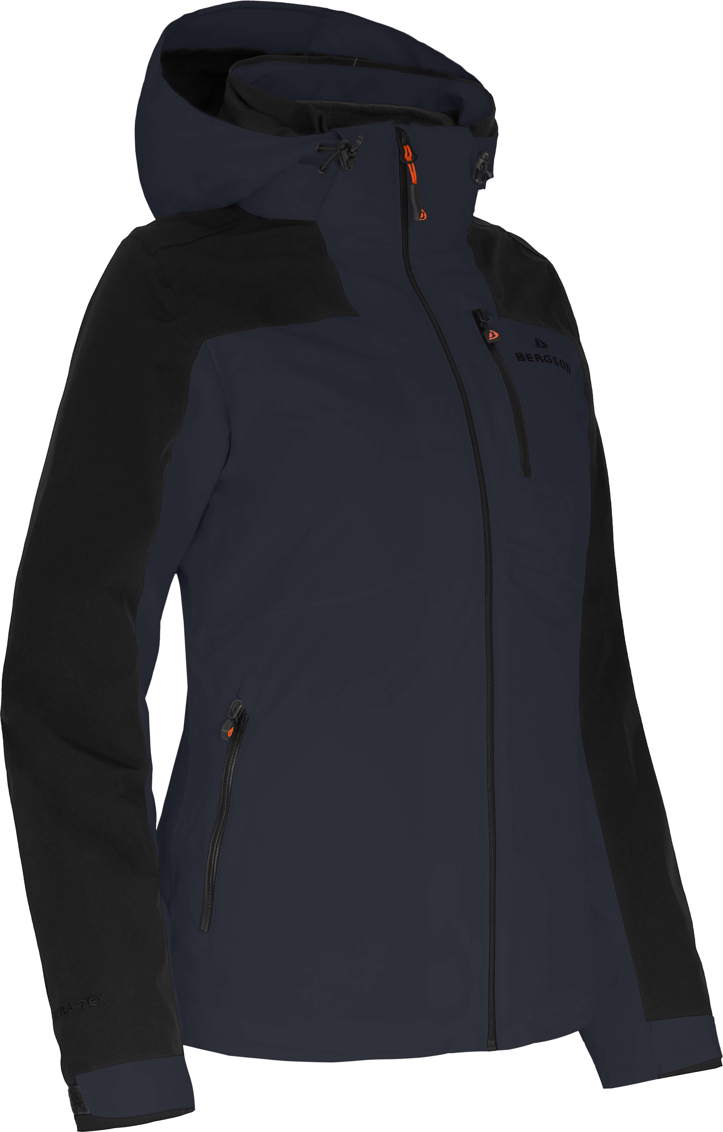 Bergson Regenjacke KURRIKA Damen Regenjacke, Netzfutter, 20000 mm Wassersäule, Normalgrößen, Nac