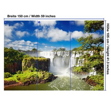 wandmotiv24 Fototapete Wasserfall, Iguazú Argentinien, glatt, Wandtapete, Motivtapete, matt, Vliestapete