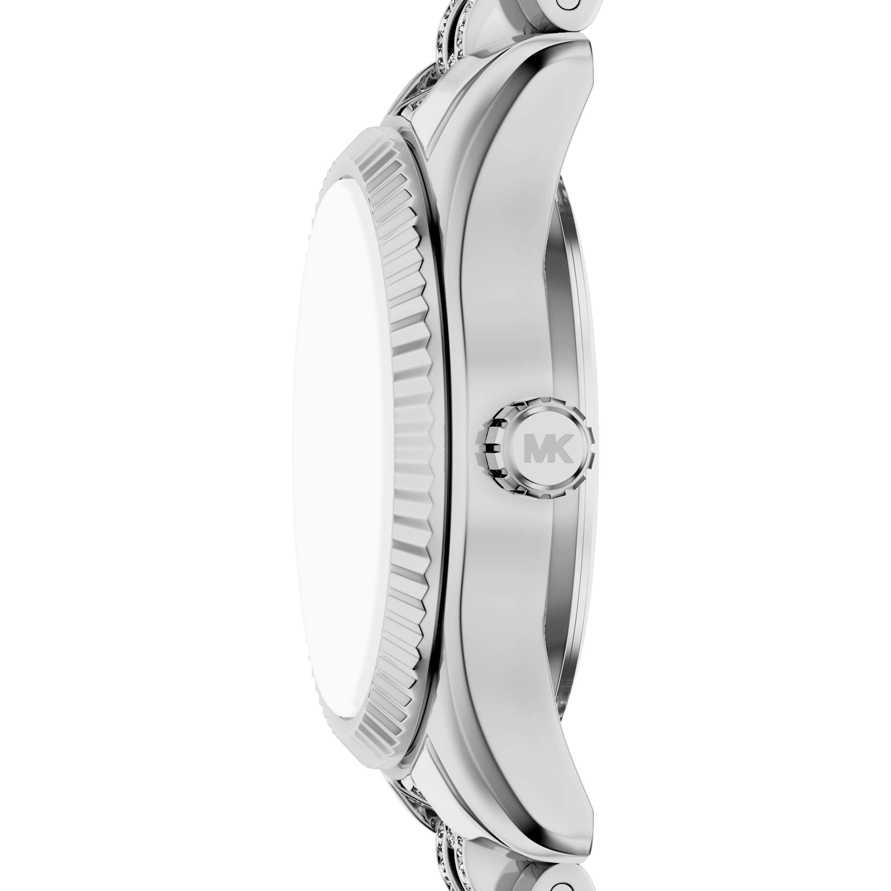 MICHAEL KORS Quarzuhr Lexington MK7577, Armbanduhr, Damenuhr, Edelstahlarmband, analog, Glassteine