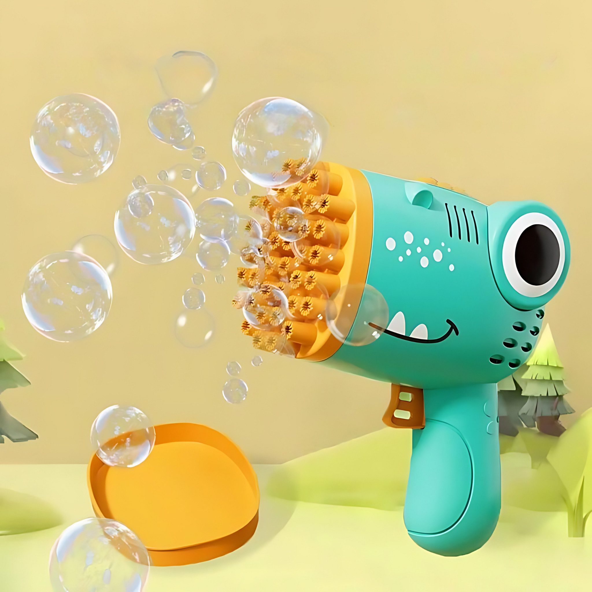 HS.SUPPLY Seifenblasenpistole elektrische Seifenblasenmaschine