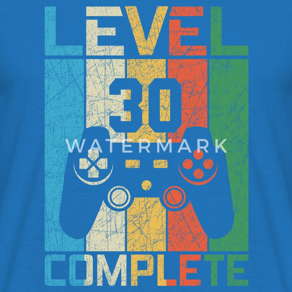 Spreadshirt T-Shirt 30. Geburtstag Level 30 günstig online kaufen