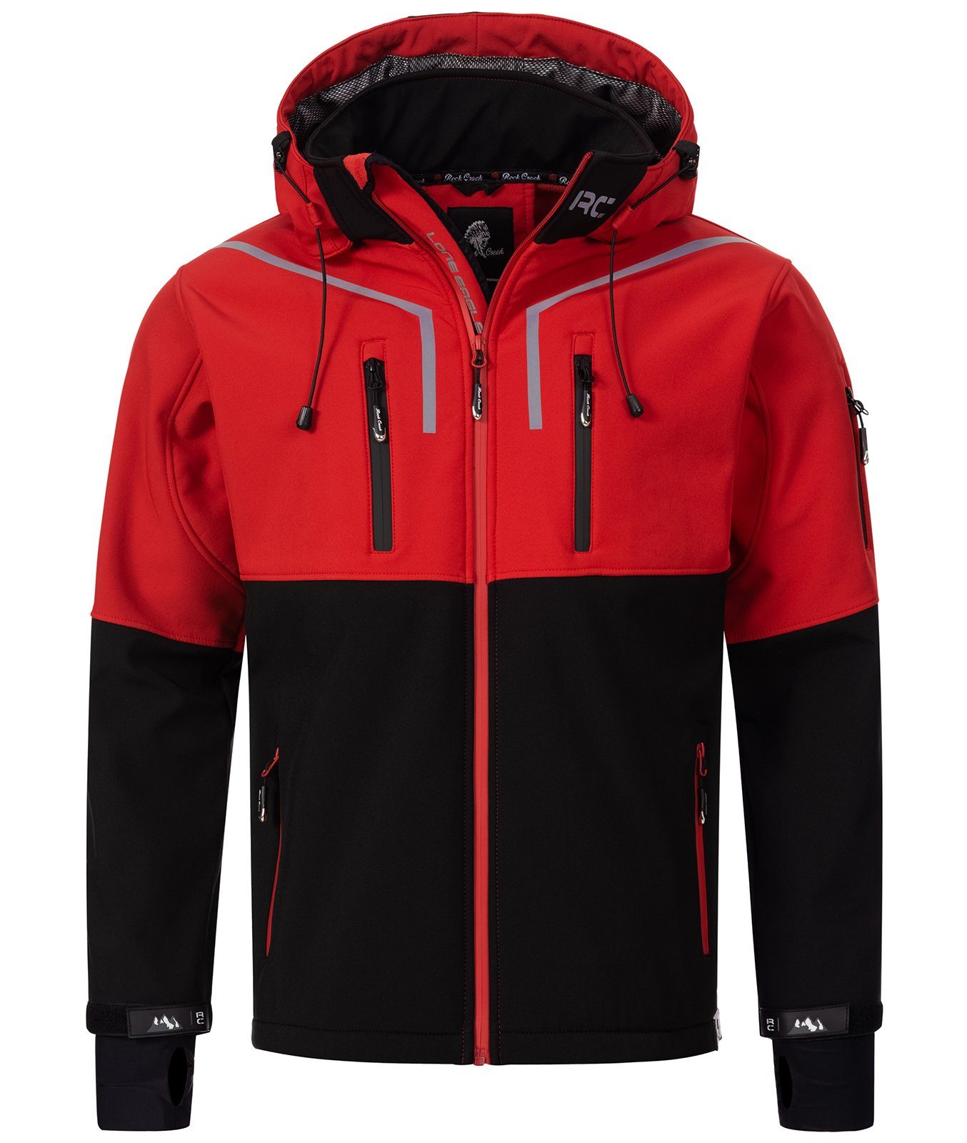 Rock Creek Softshelljacke Herren Softshelljacke Wanderjacke günstig online kaufen