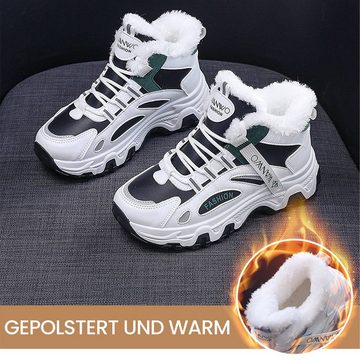 Daisred Winterschuhe Damen Gefüttert Sportschuhe Turnschuhe Walkingschuh