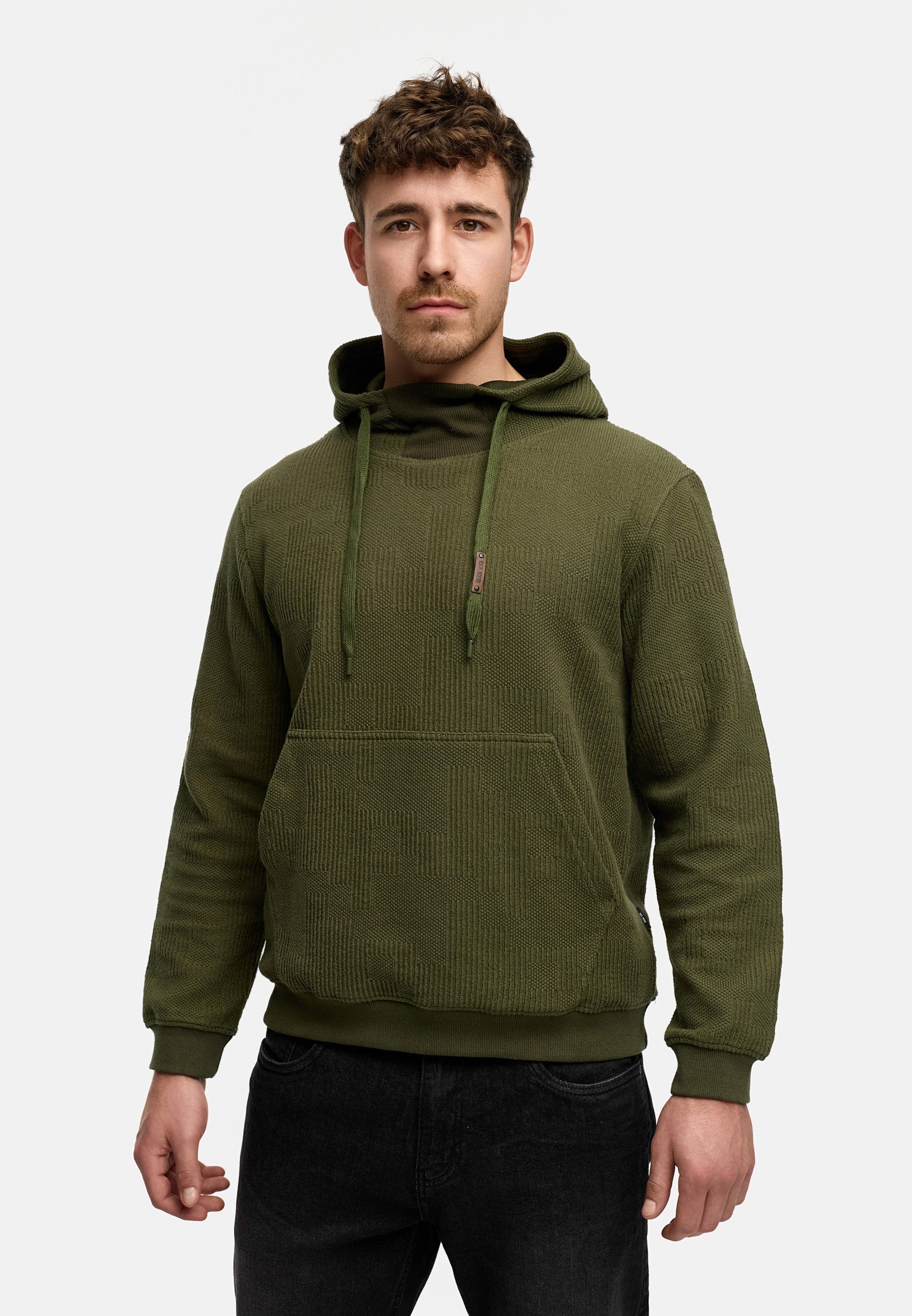 Indicode Hoodie Herren INJody Sweatshirt Kapuze Herrenhoodie Kapuze mit Kor günstig online kaufen
