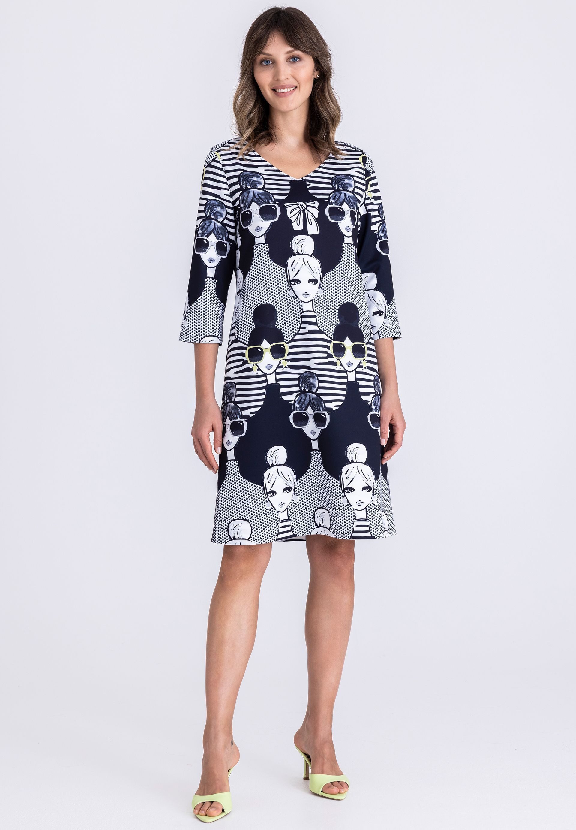 TUZZI Jerseykleid mit Alloverprint