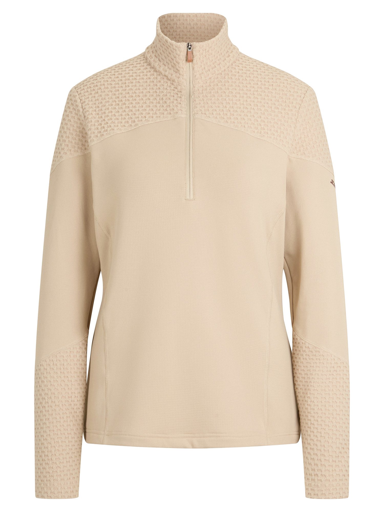 Ziener Sweatshirt JADORA-Z DAMEN warm, elastisch, halber Front-Reißverschluss