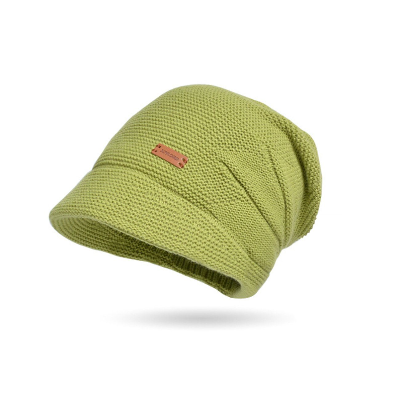 Damen Outdoor-Pullovermütze Grün für Union Reisen (1-St) Warme Strickmütze