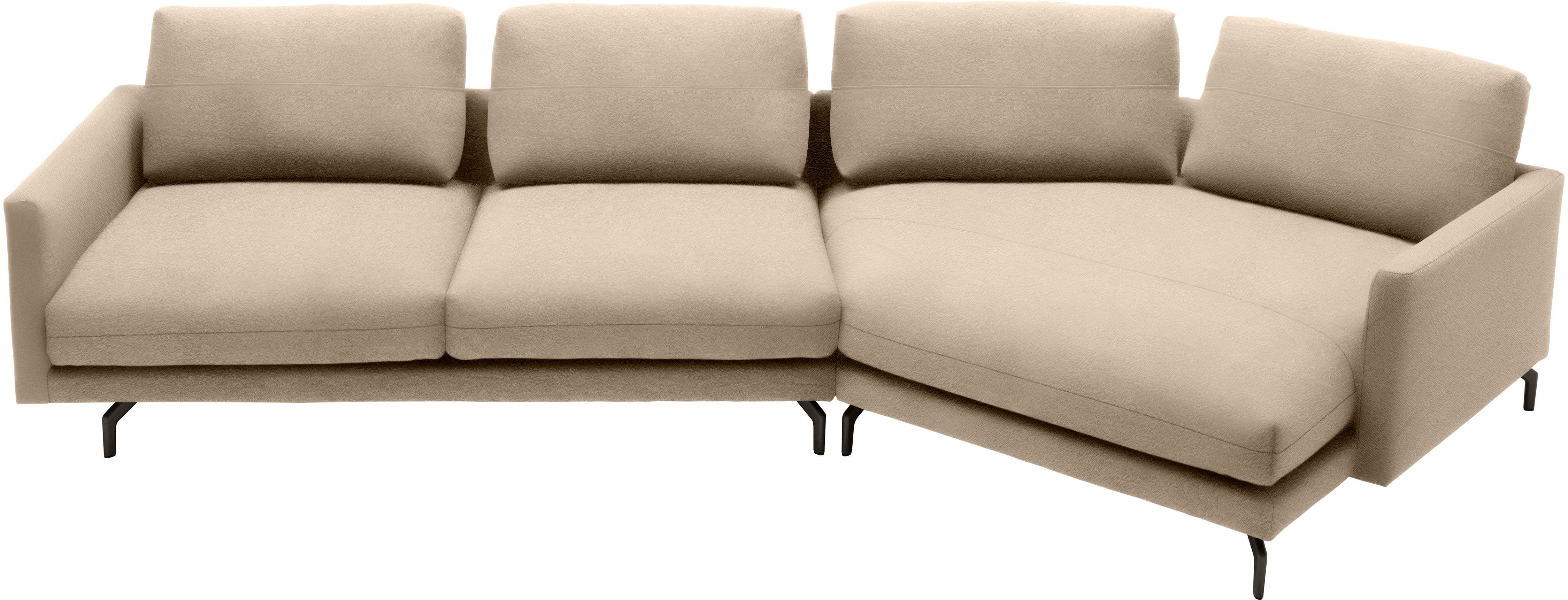 Creation BY ROLF BENZ Wohnlandschaft CR.414 mit Kuschelecke für Wohlfühlkomfort, Wahlweise aus Leder oder Chenille