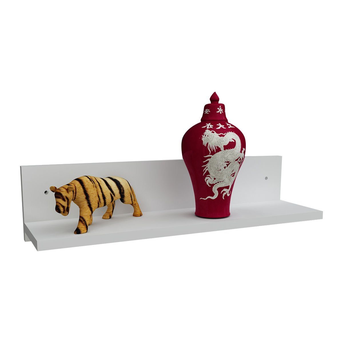 Skye Decor Wandregal 100% MELAMINE COATED PARTICLE BOARD, 14,5 cm x 14,5 cm x 60 cm N1614