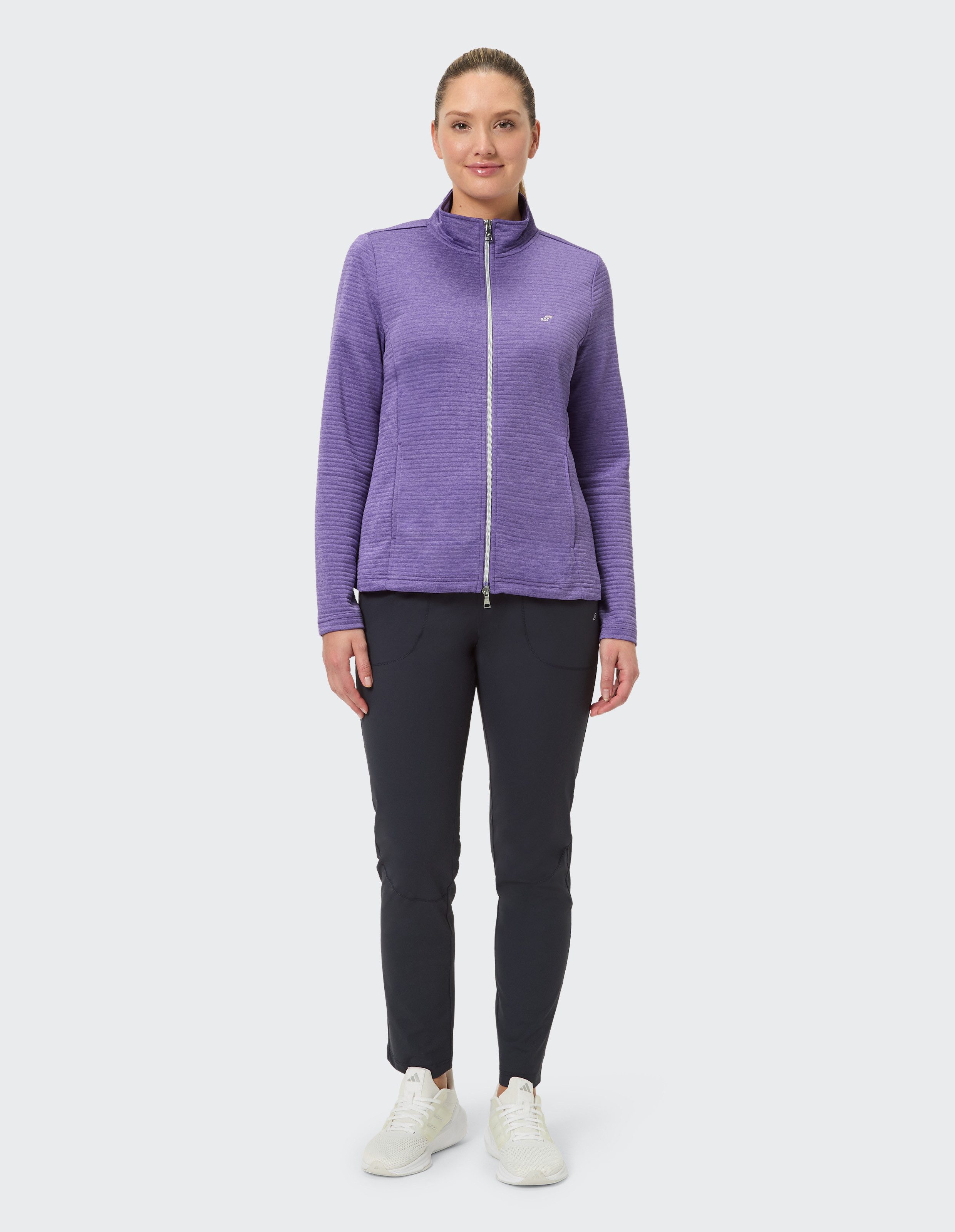 Joy Sportswear Trainingsjacke D SWEATJACKE PEGGY sportlicher Stil, mit Reißverschluss, gerader Abschluss, aus Polyester