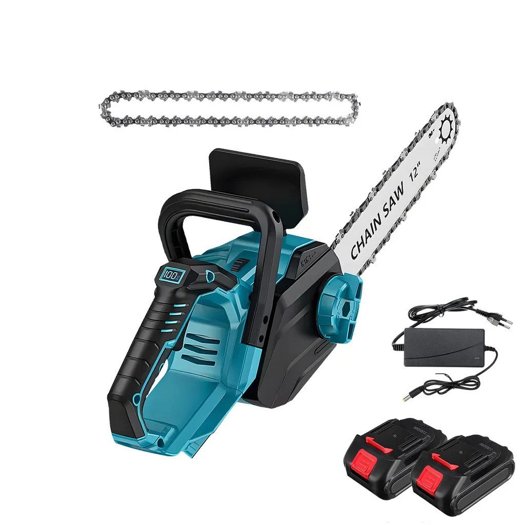 Insma Akku-Kettensäge, 30 cm Schwertlänge, 1200W bürstenlos mit LCD-Display günstig online kaufen