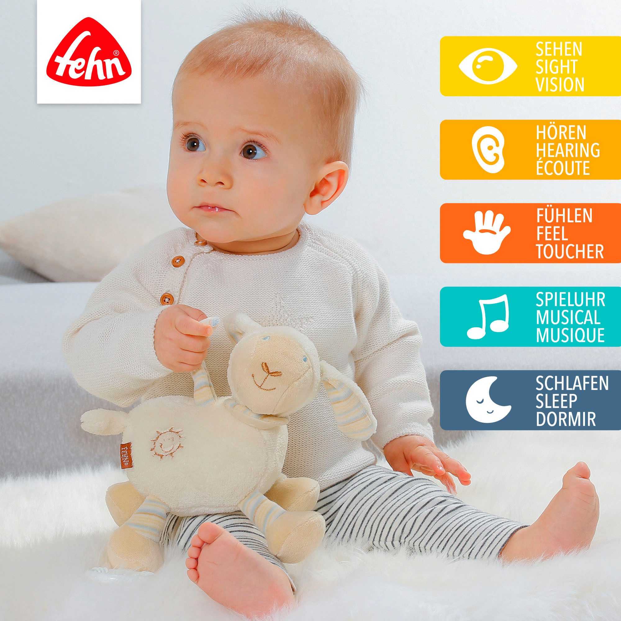 Fehn Spieluhr BabyLOVE, Schaf günstig online kaufen