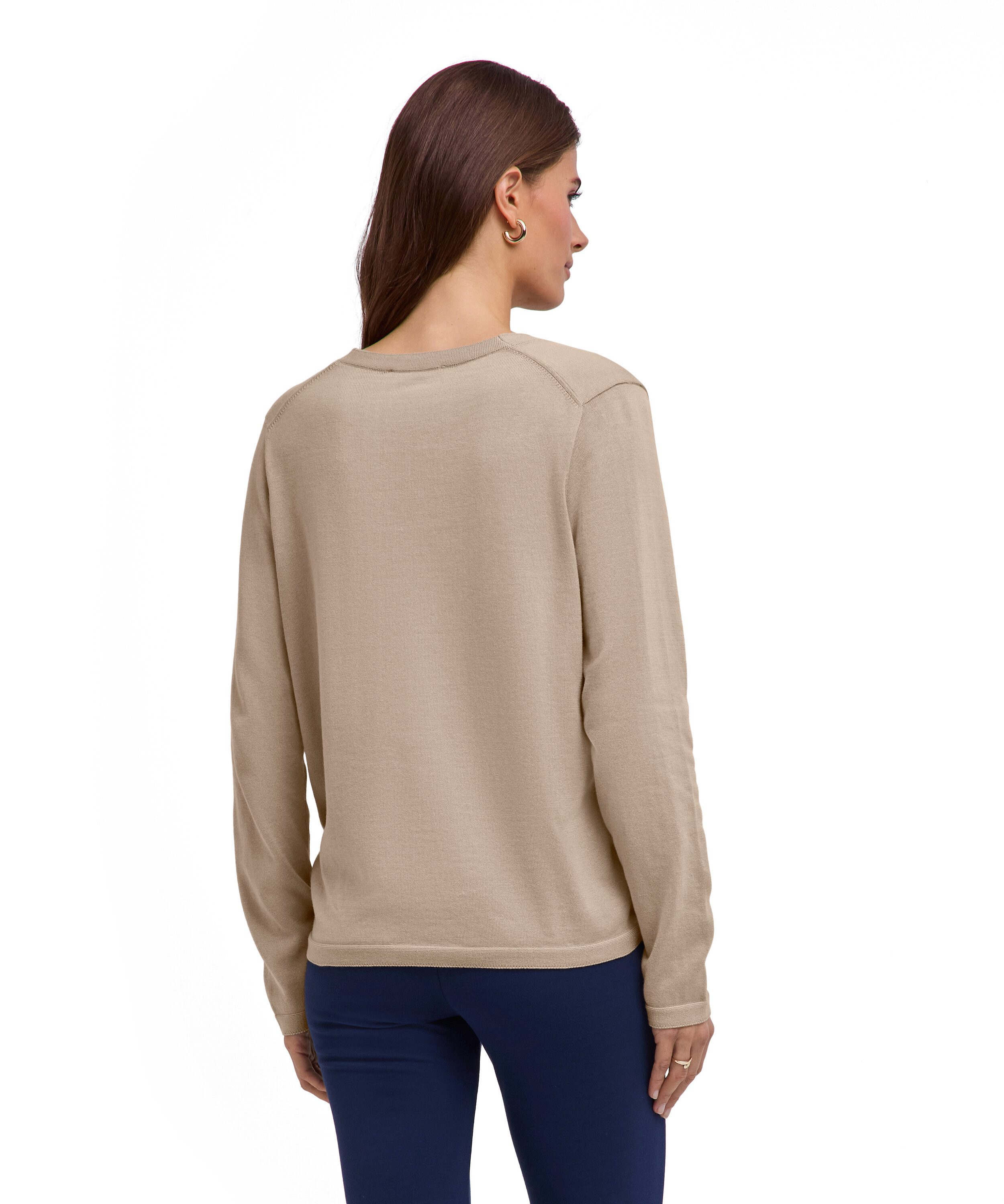 FALKE Strickpullover Pullover mit Bio-Baumwolle (1-tlg) mit Bio-Baumwolle