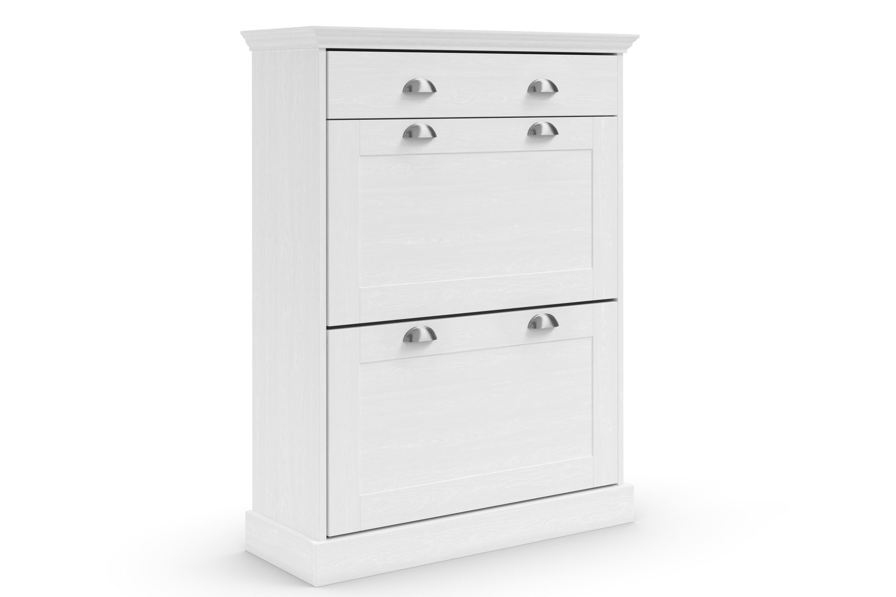 Home affaire Schuhschrank Motala mit 2 Klappen u. 1 Schublade, Platz für 12-14 paar Schuhe, Höhe 105 cm