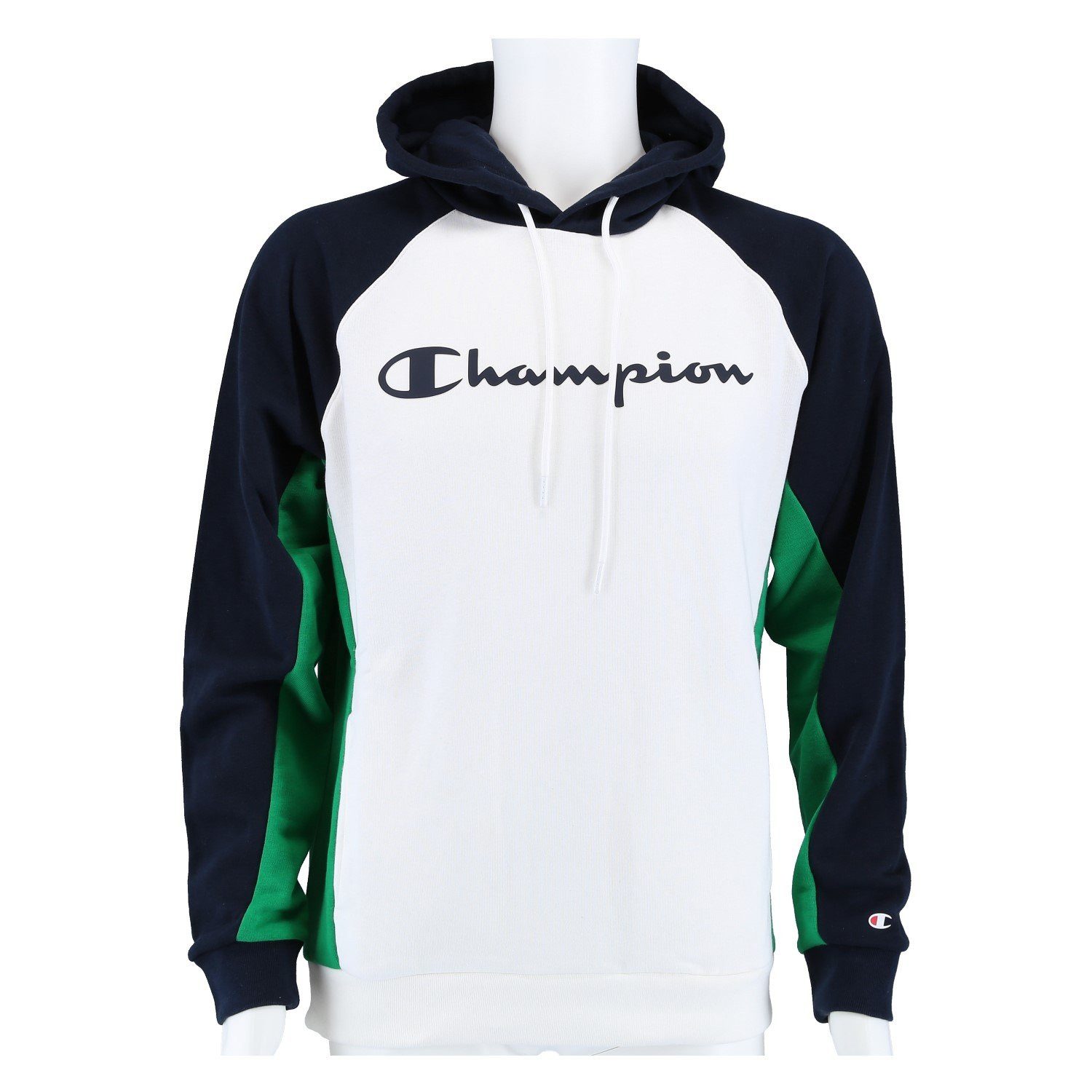 Champion Kapuzenpullover (Hoodie) American Classics weiss/navyblau günstig online kaufen