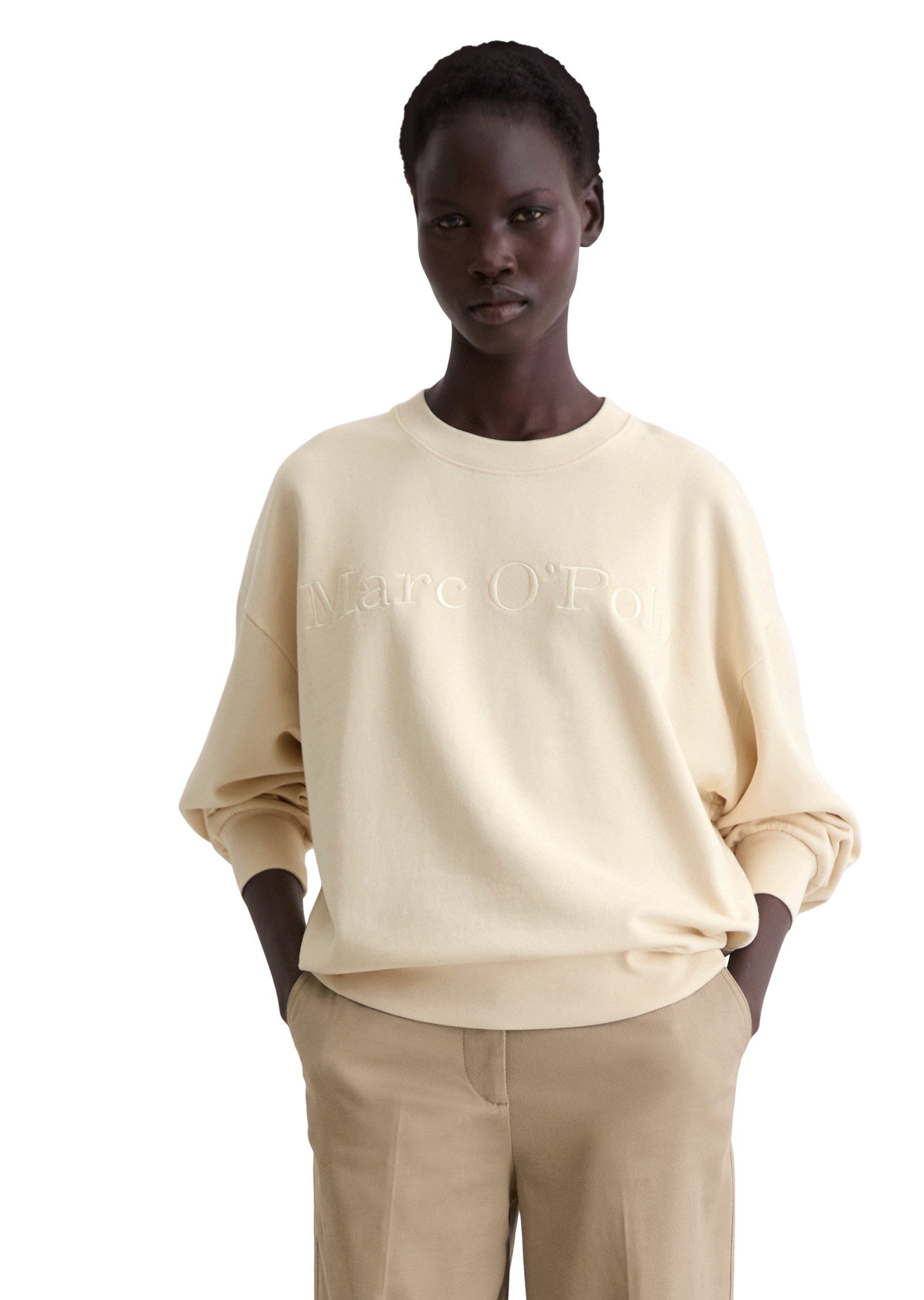 Marc O'Polo Sweatshirt aus Organic Cotton günstig online kaufen