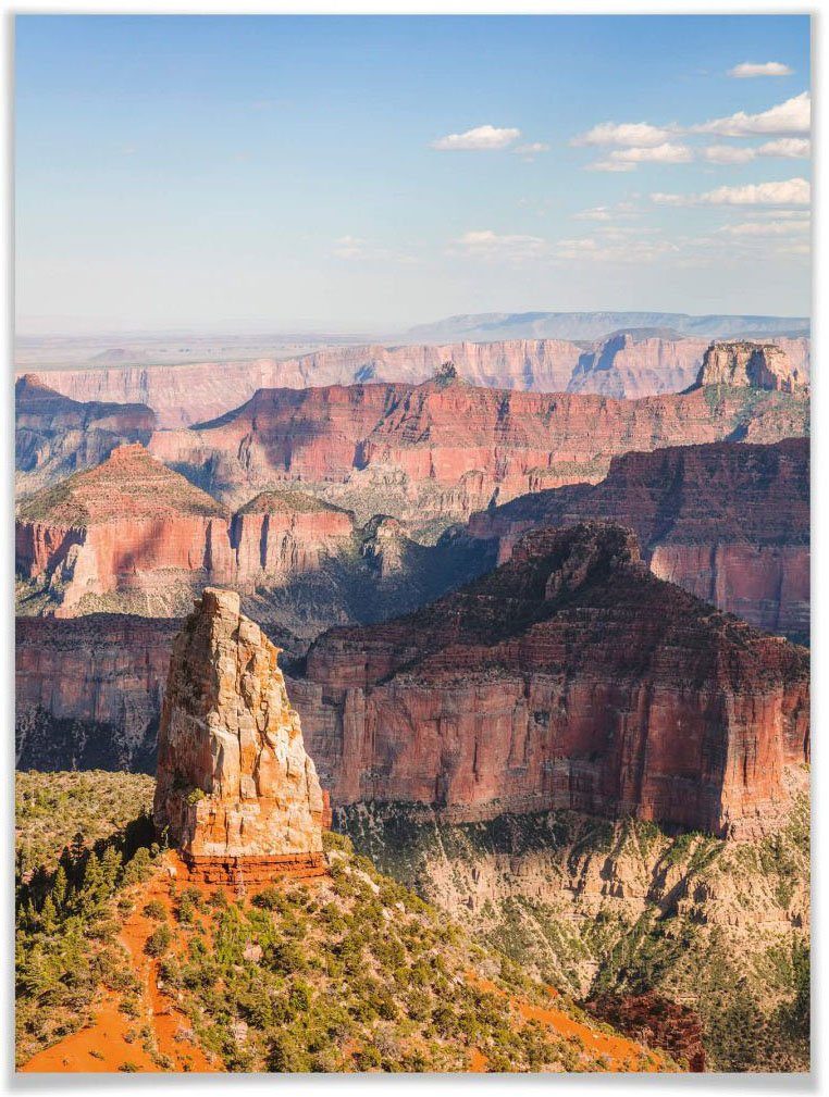 Wall-Art Poster Point Imperial Grand Canyon, Landschaften (1 St), Poster, Wandbild, Bild, Wandposter