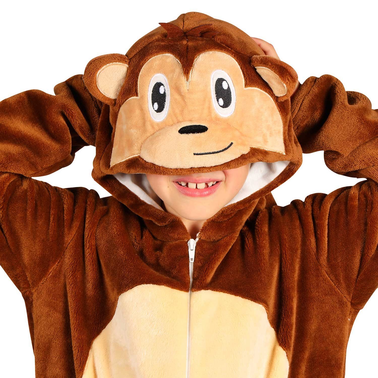 thetru Kostüm Affe Babykostüm, Braun - Overall