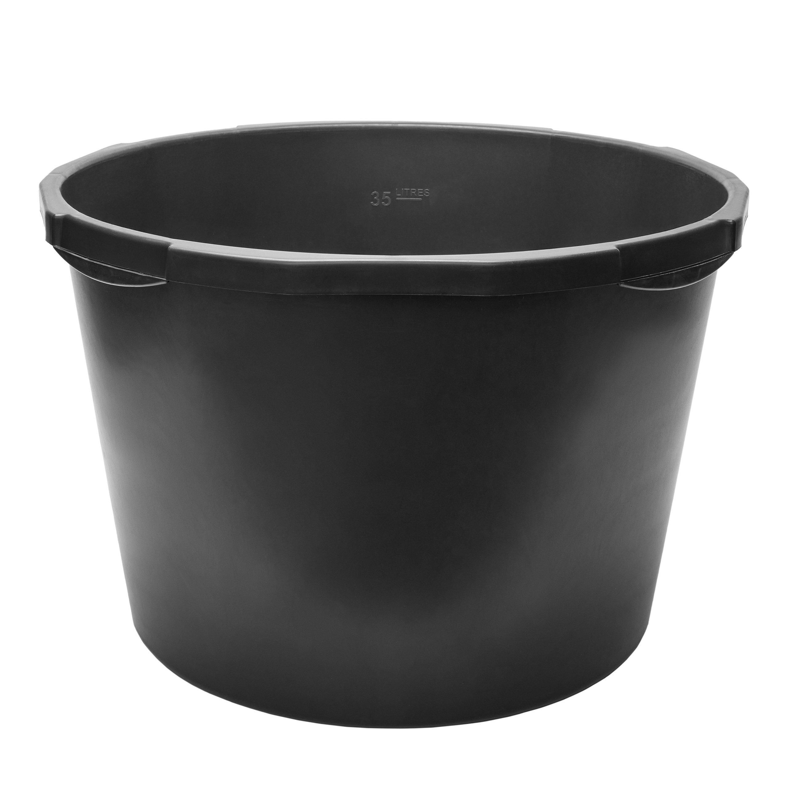 Garronda Mörtelkübel Rund Mörtelkübel Maurerkübel Kunststoffwanne Mörtelkasten GD-0170, (1-tlg., 1), Mischen von Beton, Mörtel, Gips, Kleber, Sand, Erde, Wasser, Schutt