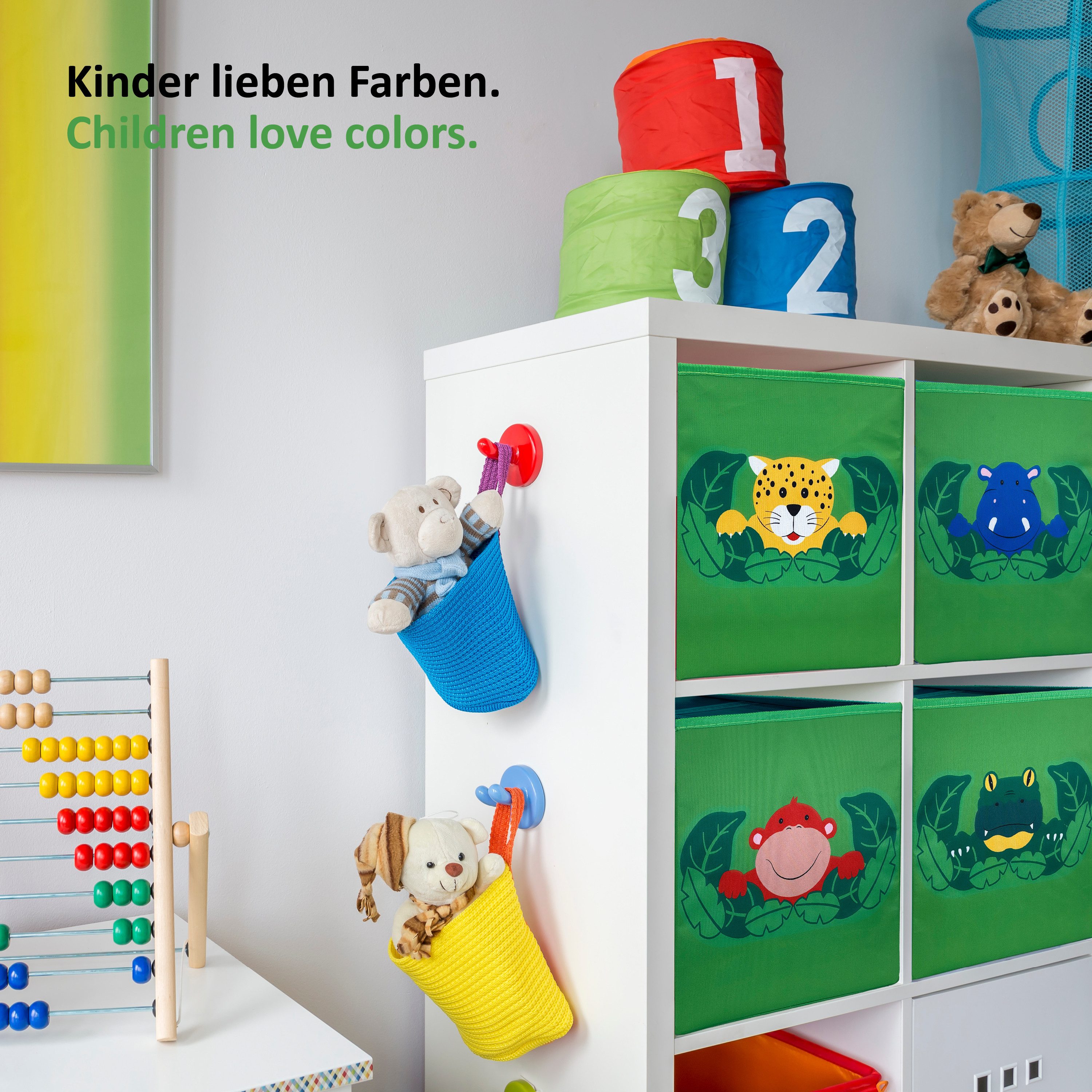 WIESEN.design Spielzeugtruhe 4er-Set, Spielzeugkiste mit Deckel, günstig online kaufen