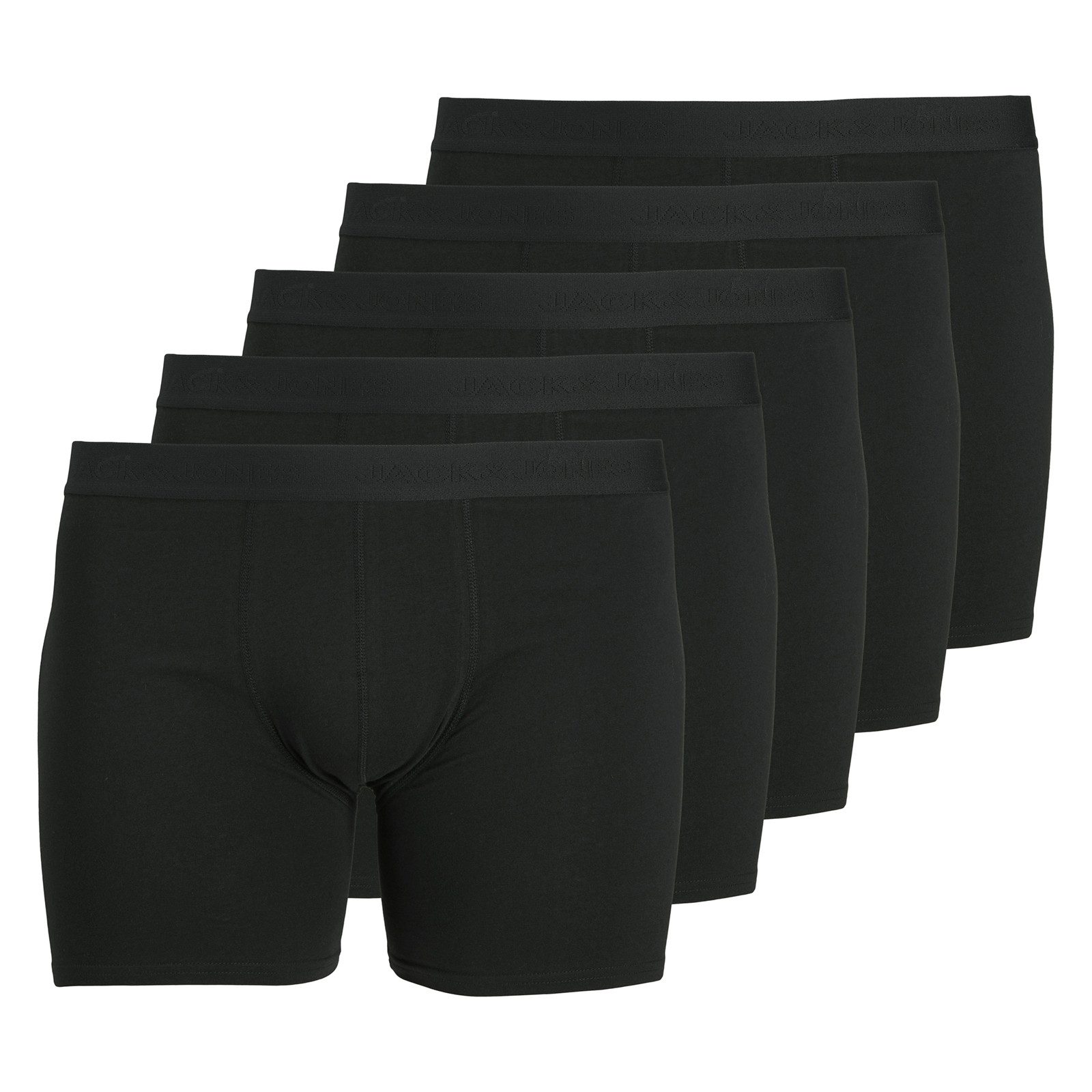 Jack & Jones PlusSize Retro Pants Jack&Jones 5er-Pack Pants JACTONE schwarz XXL (Spar-Pack, 5-St., 5er-Pack)