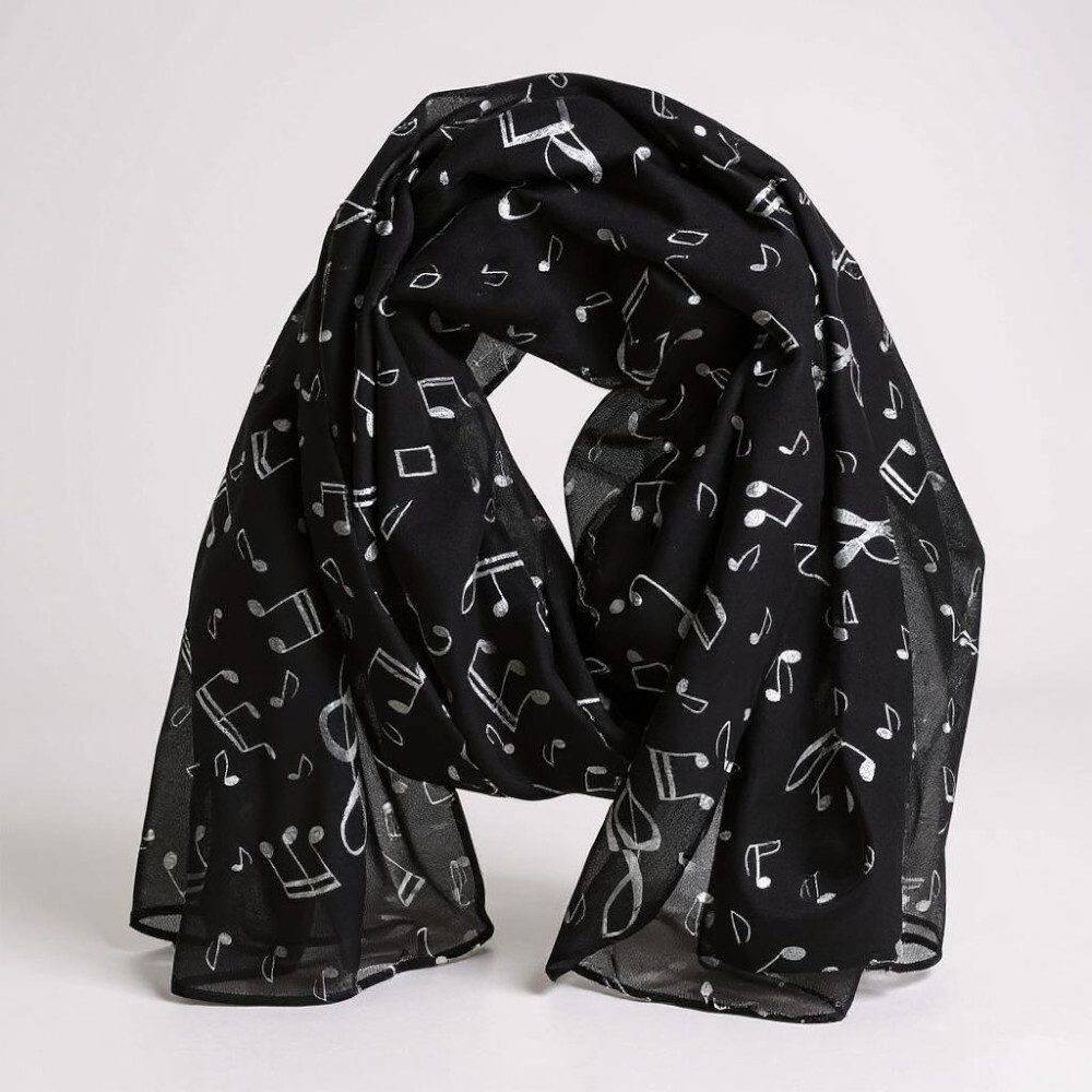 mugesh Schal Schal Notenmotive, für Musikerinnen und Musiker günstig online kaufen