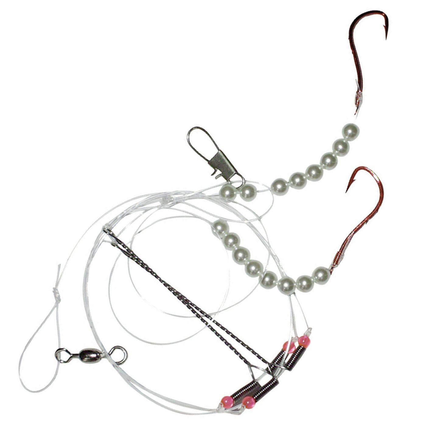 Vorfachschnur Dieter Eisele Traditions Brandungsvorfach 2 Haken Gr. 3/0 - Vorfach