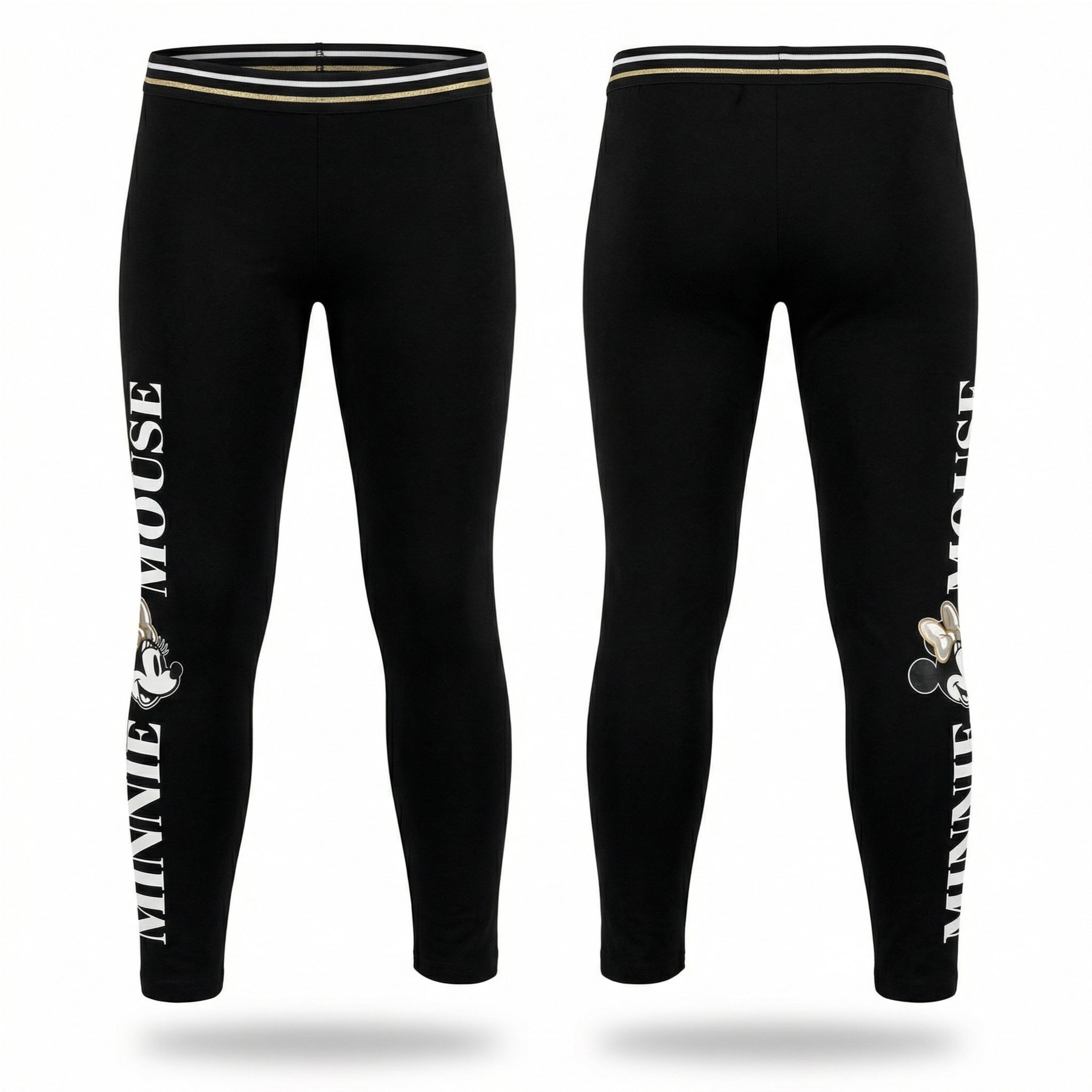 Disney Leggings Disney Minnie Maus Mädchen Leggings Schlaghose Hose Gr. 134 bis 164