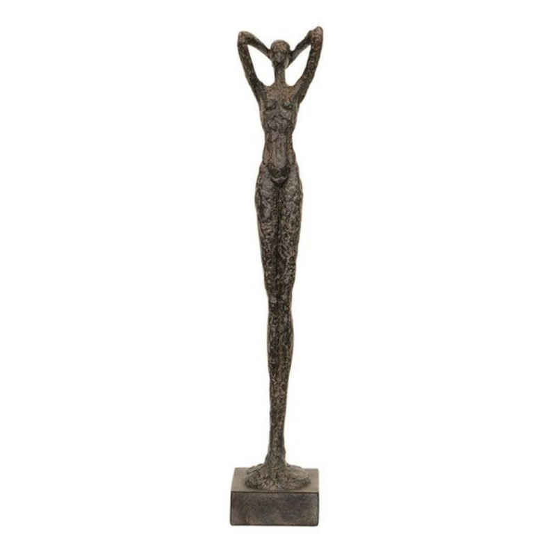 Exner GmbH Garten- & Wohnaccessoires Skulptur Skulptur Statue Frau Bronze Braun Hilda Modern 87 cm, Extra Hoch