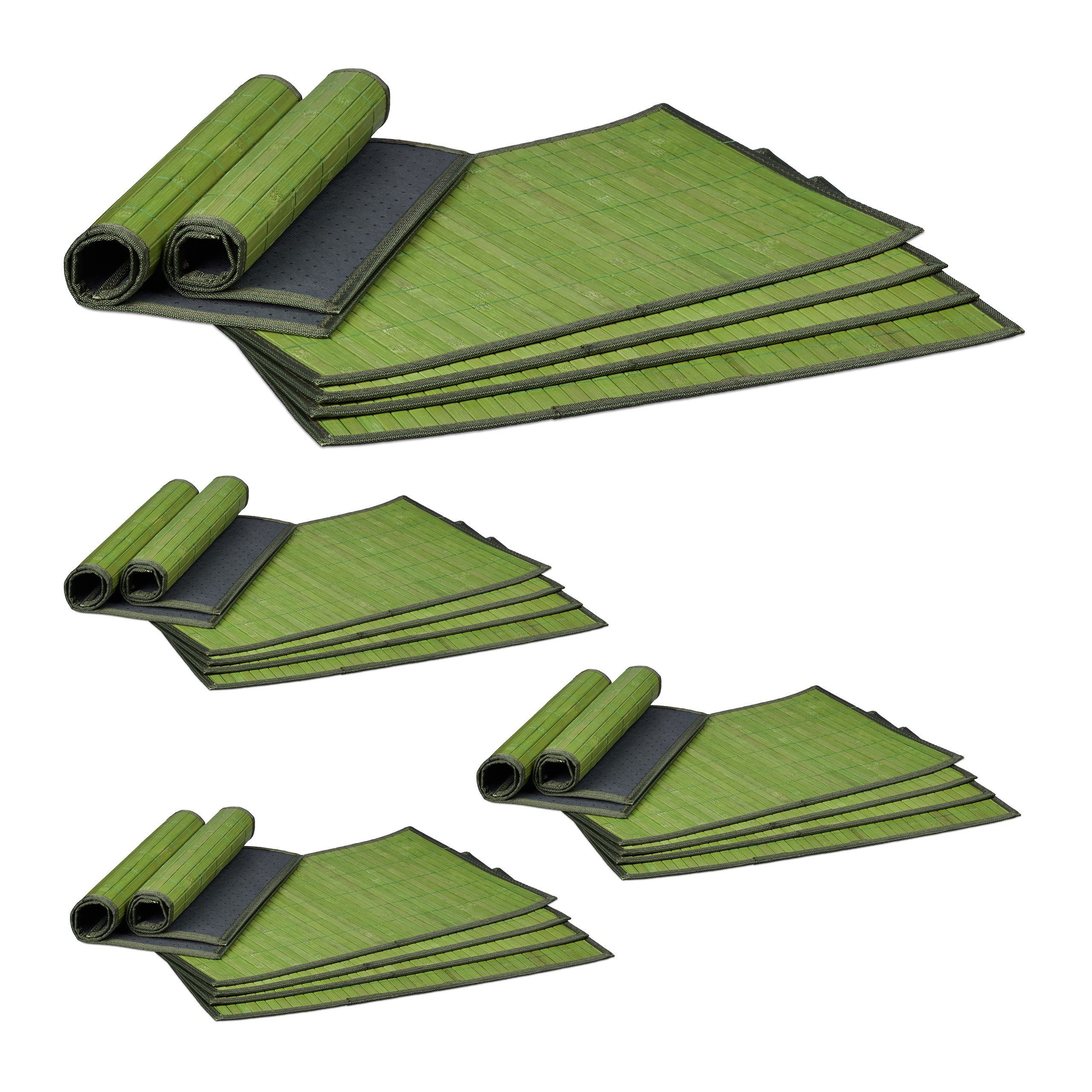 Platzset 24 teiliges Tischset grün
