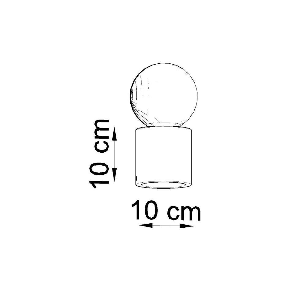 Leuchtmittel Tischleuchte, famlights Tischleuchte, Nein, Natur-hell Angabe, Nachttischlampe, keine warmweiss, Sami in enthalten: Tischlampe E27, Tischleuchte