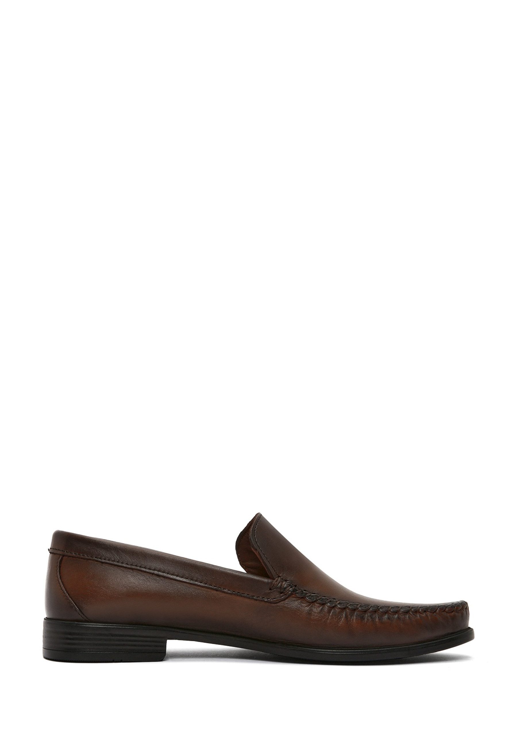Derimod Leder-Loafer Loafer Lederfutter, Gummisohle