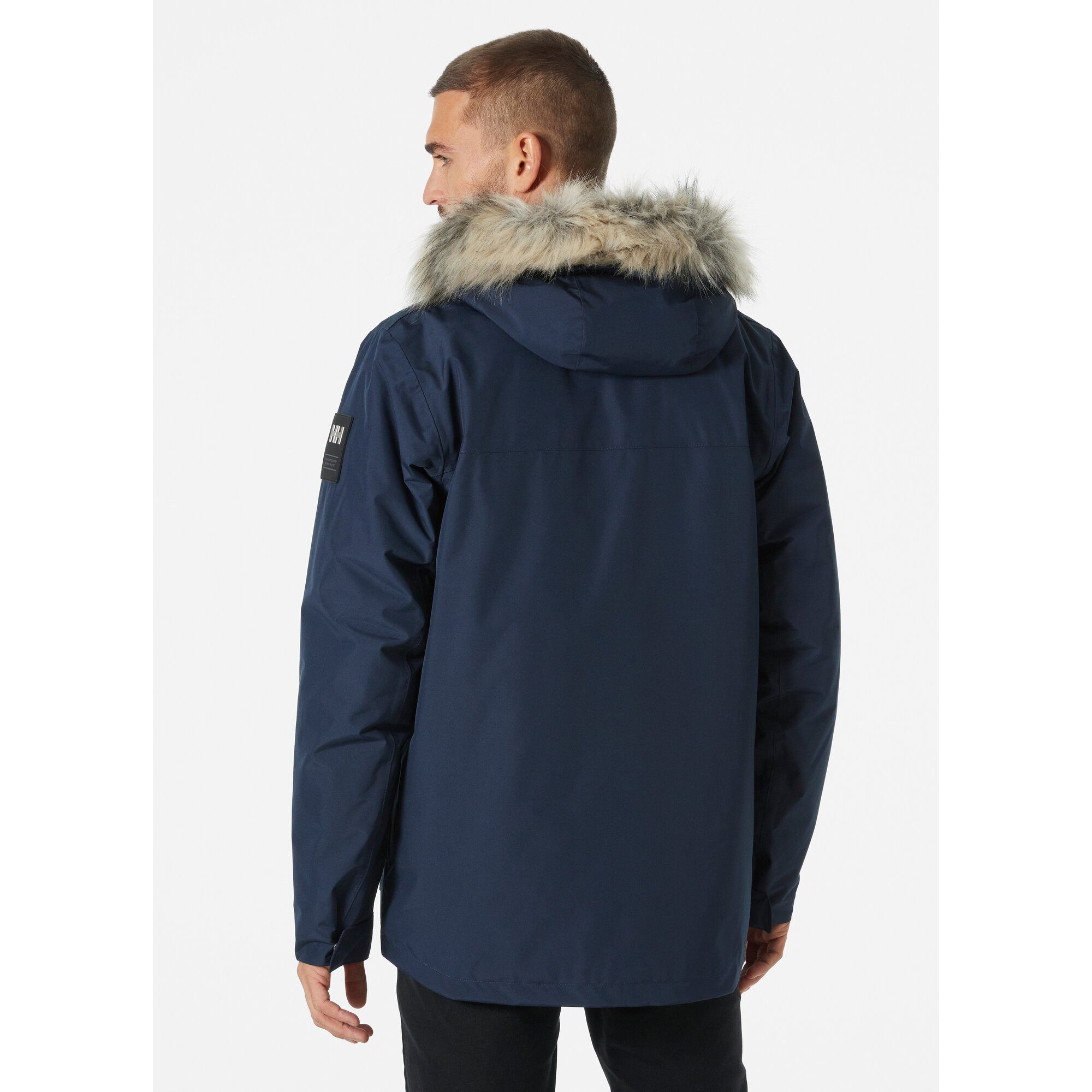 Helly Hansen Kurzmantel COASTAL 3.0 PARKA mit PrimaLoft® Black Eco Isolierung, sportlicher Stil, wasserdicht