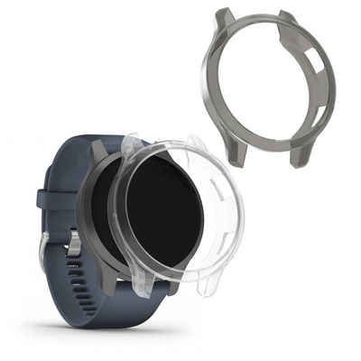 kwmobile Smartwatch-Hülle 2x Schutzhülle für Garmin Venu 2 - Fitness Tracker Gehäuse Hülle klar, 2x Schutzhülle für Garmin Venu 2 - Fitness Tracker Gehäuse Hülle klar